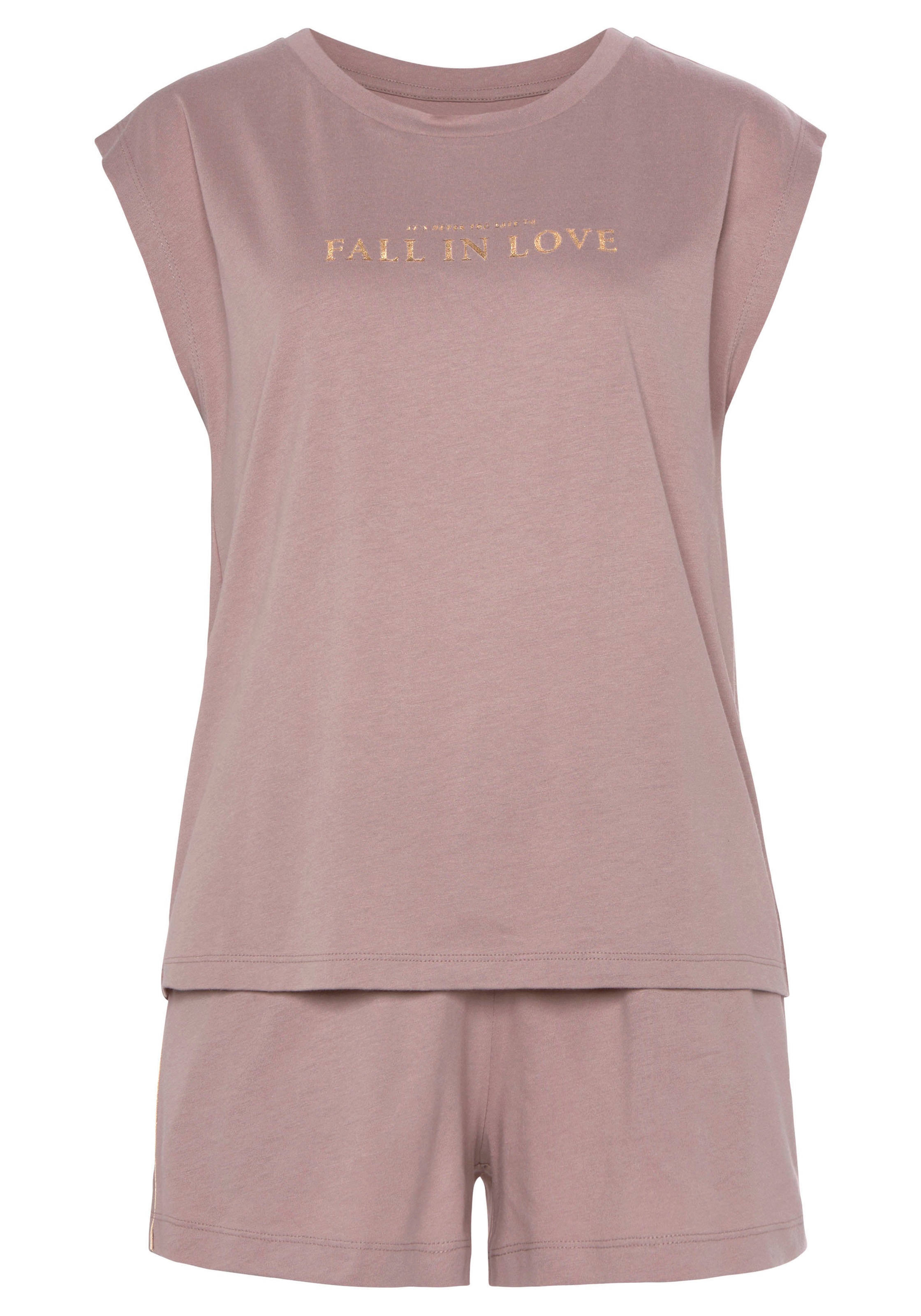 Vivance Dreams Shorty Set, 2-teilig, 2 tlg. mit schönem Foildruck günstig online kaufen