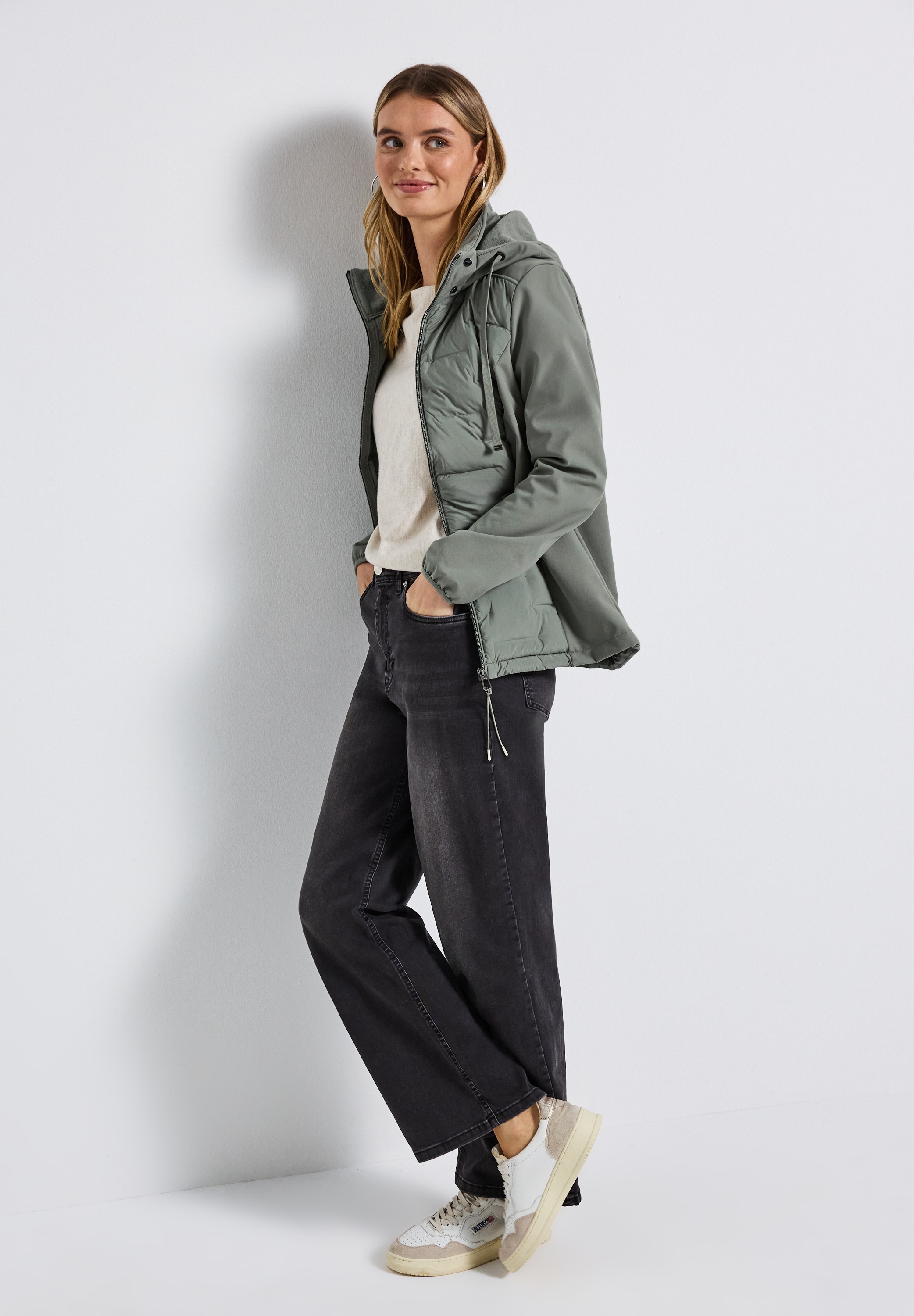 STREET ONE Softshelljacke, mit Kapuze, mit Kapuze