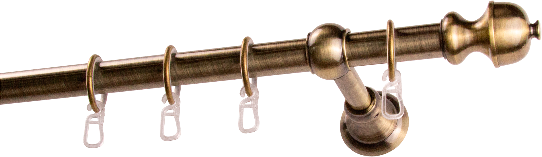 GARESA Gardinenstange "ANDREA" Ø 20 mm 1 läufig-läufig Wunschmaßlänge Vorha günstig online kaufen