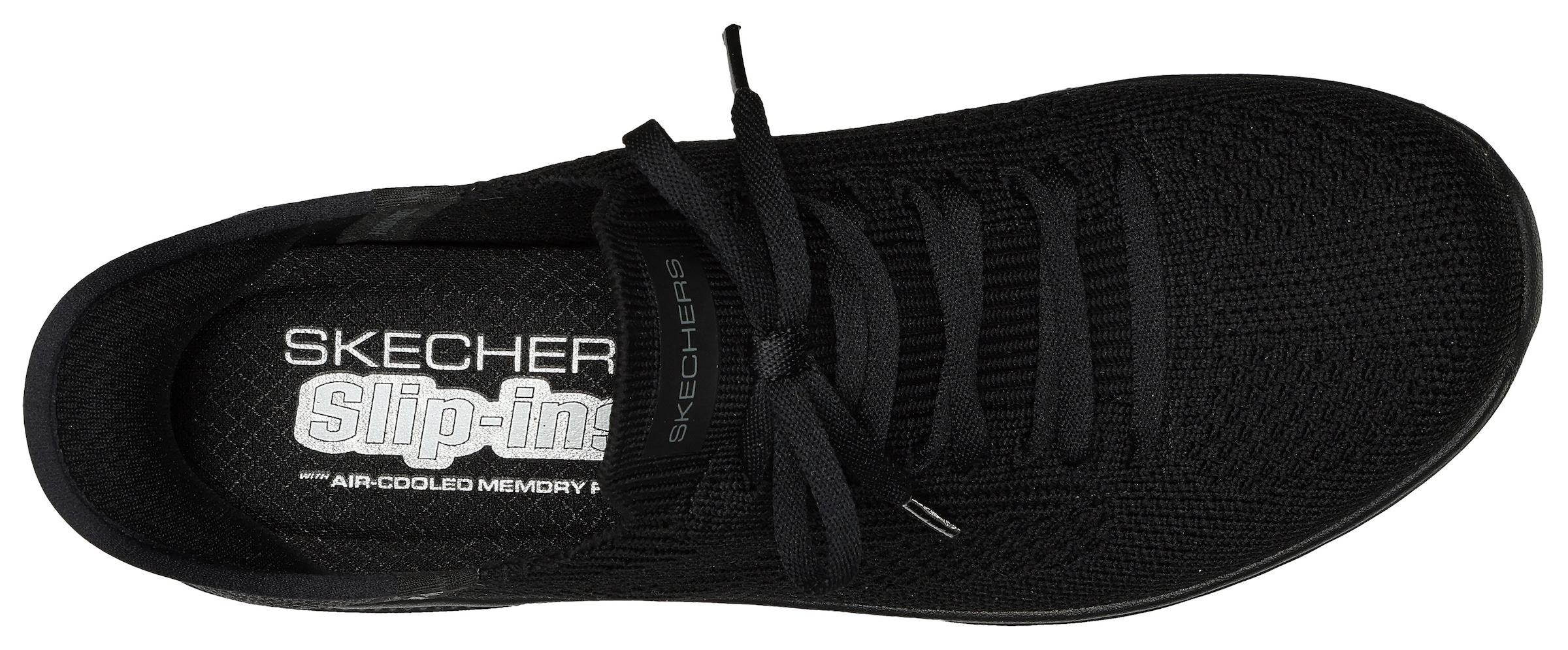 Skechers Slip-On Sneaker »VIRTUE-DIVINITY«, Schlupfschuh, Slipper, Freizeitschuh mit Zierschnürung, zum Schlupfen