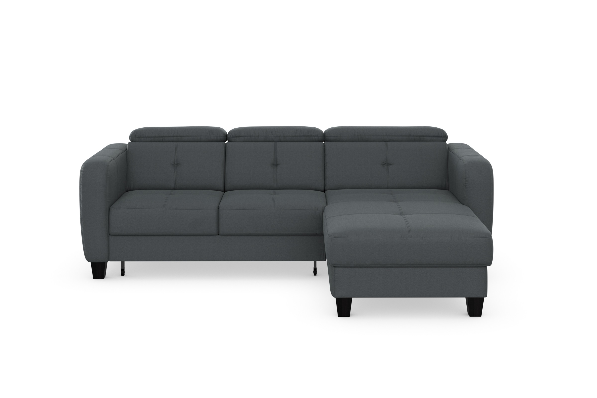 sit&more Ecksofa "Belluci L-Form" inklusive Federkern, wahlweise mit Bettfu günstig online kaufen