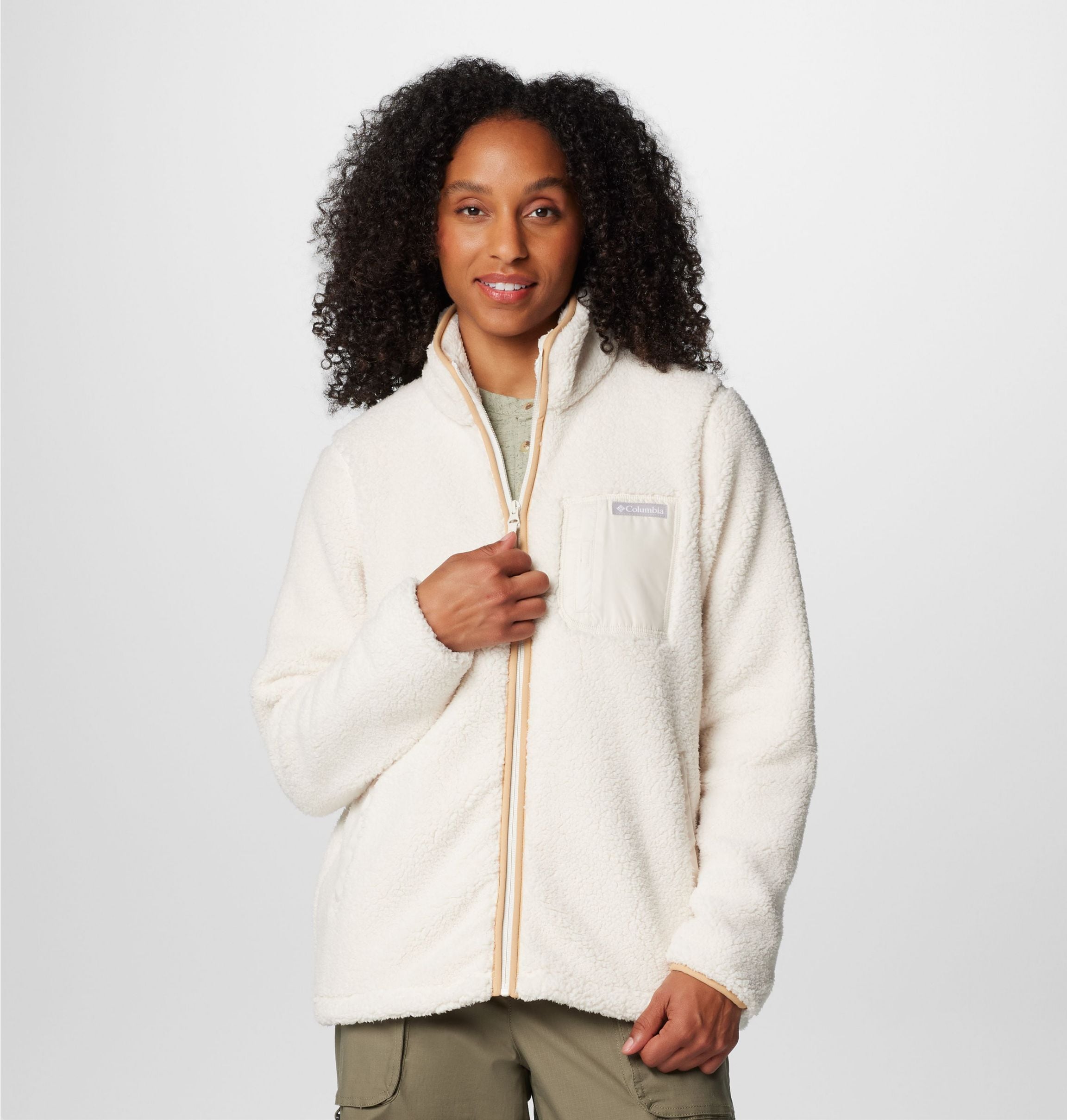 Columbia Fleecejacke "West Bend Full Zip II" Langarm-Design, mit Reißverschluss, wasserabweisend, windabweisend