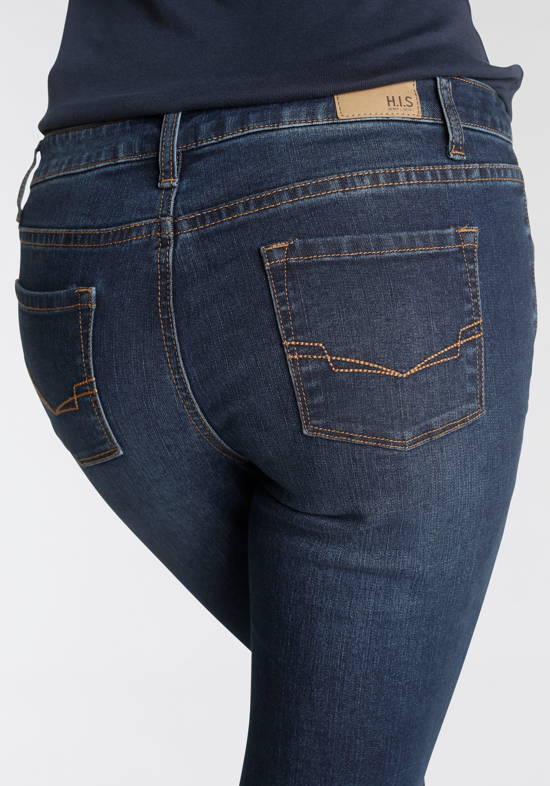 H.I.S Slim-fit-Jeans »NEW SLIM REGULAR OZON wassersparende WAIST«, durch FIT für kaufen Ökologische, WASH BAUR | Produktion