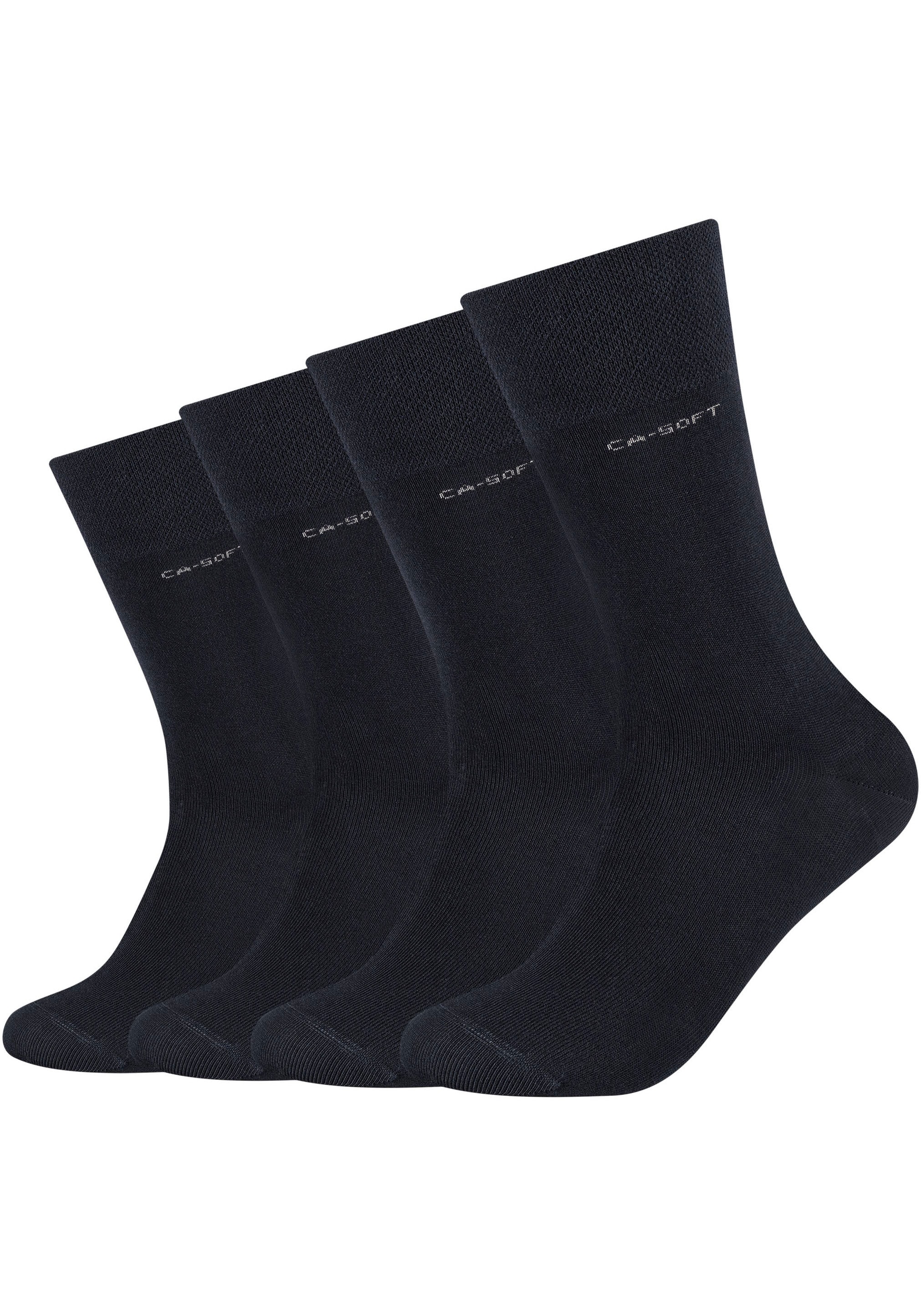 Camano Socken "ca-soft", (4 Paar), mit verstärktem Fersen- und Zehenbereich günstig online kaufen