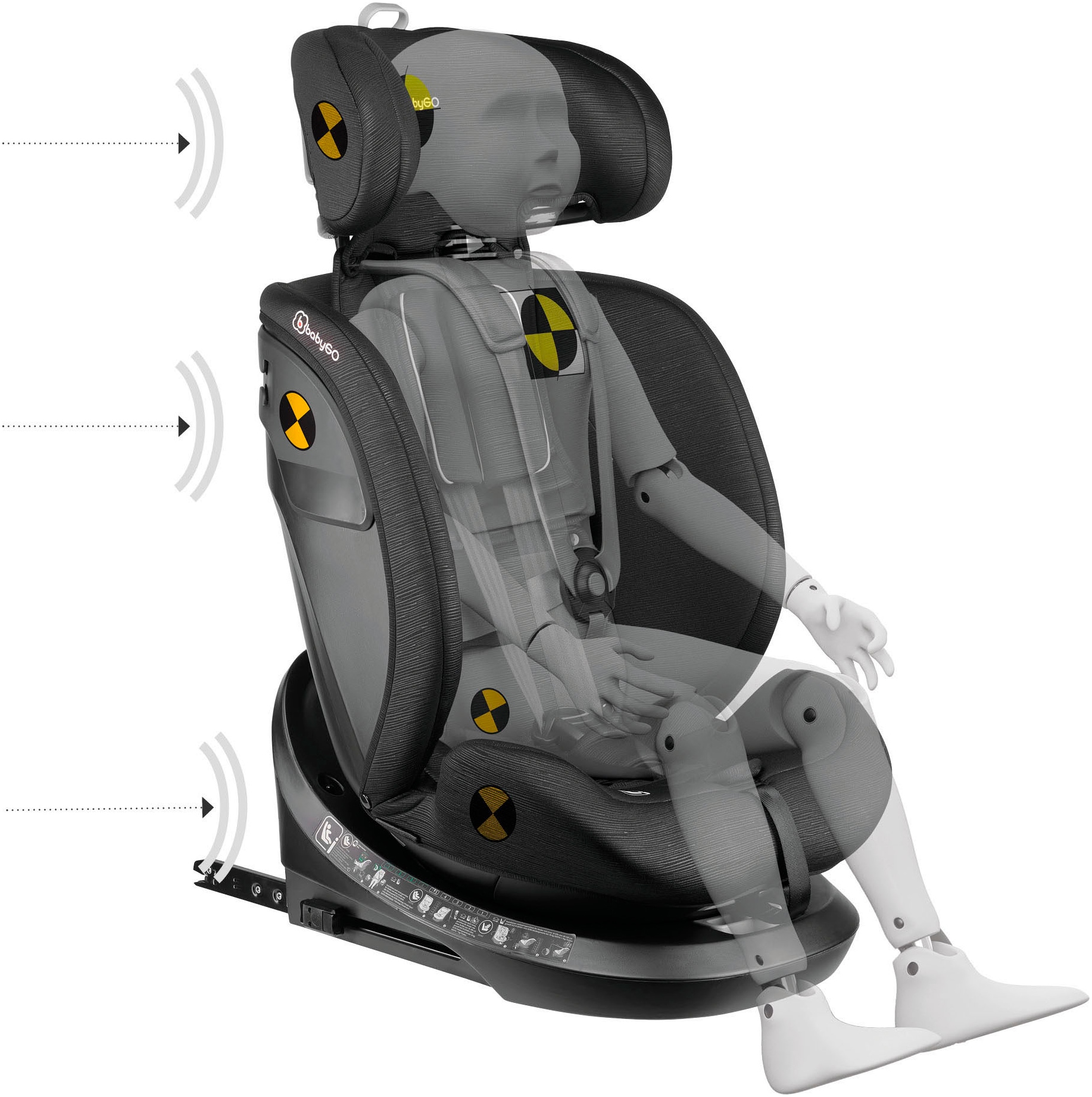 BabyGo Autokindersitz »Protection 360 Grad«