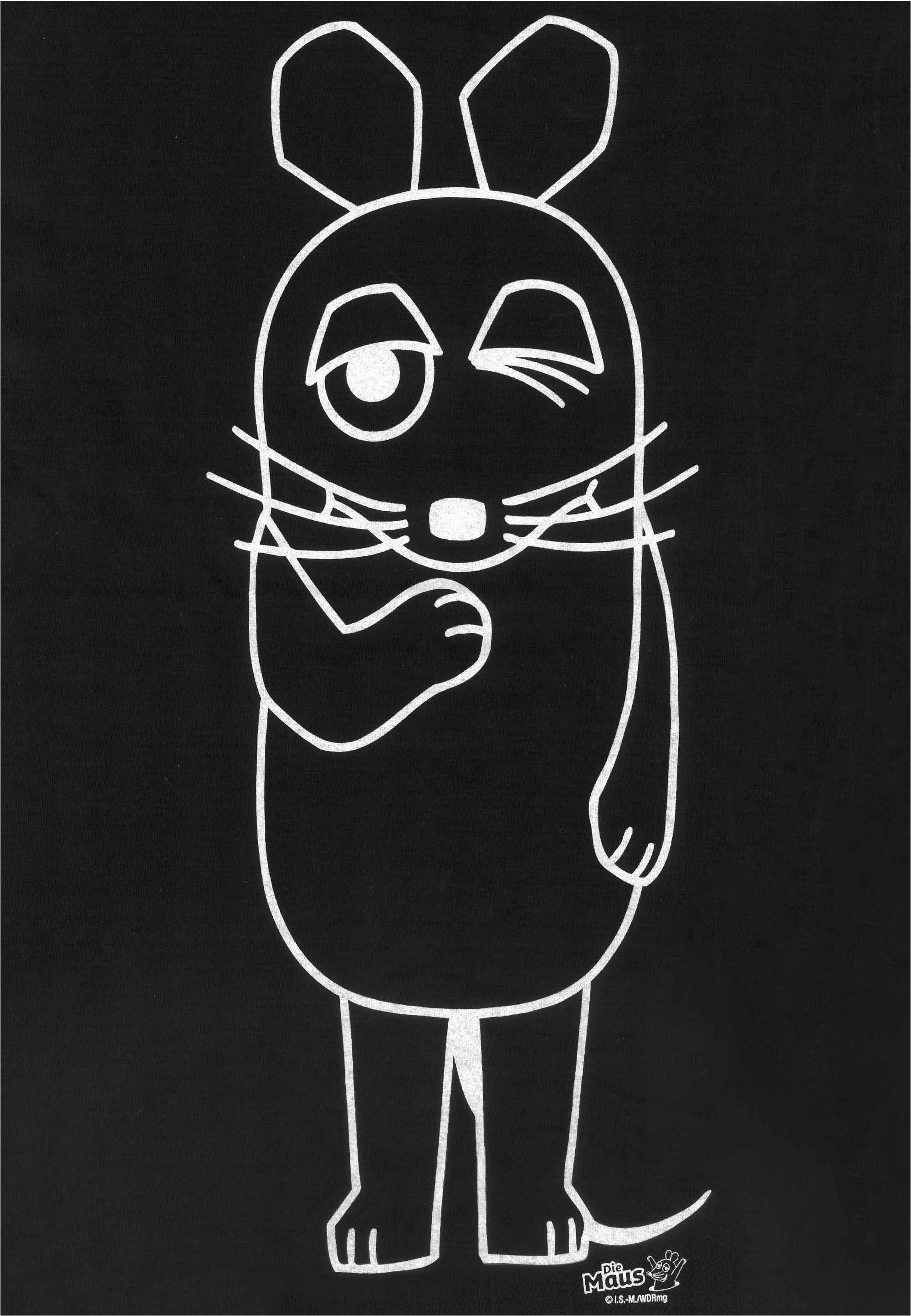 LOGOSHIRT T-Shirt »Maus«, mit coolem Print