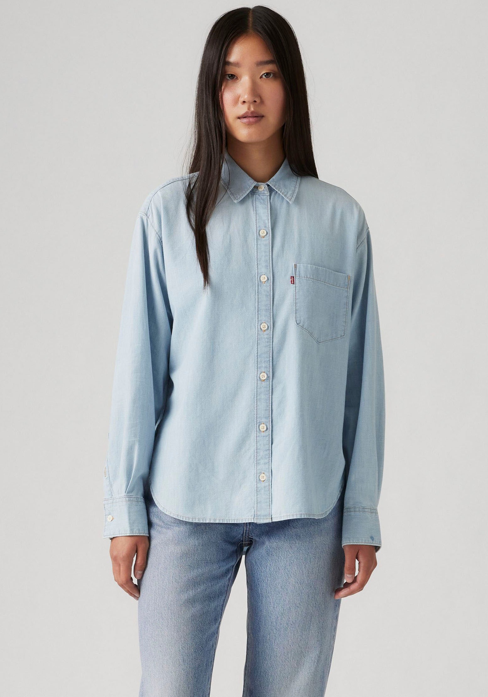 Levis Jeansbluse "HARLIE BOYFRIEND SHIRT" mit Brusttasche günstig online kaufen