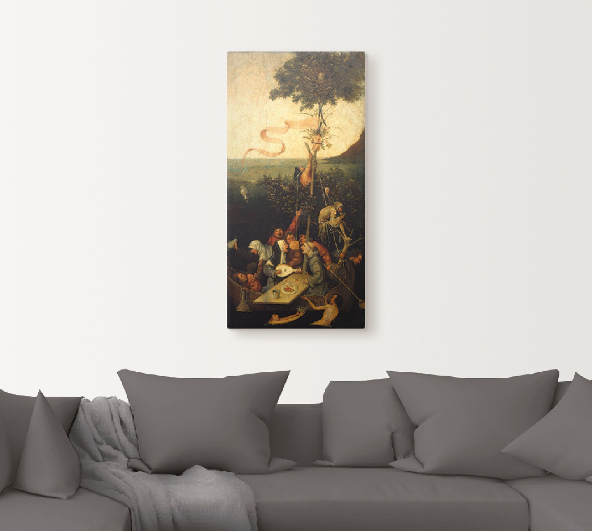 Artland Wandbild »Das Narrenschiff.«, Gruppen & Familien, (1 St.), als Leinwandbild, Wandaufkleber in verschied. Größen