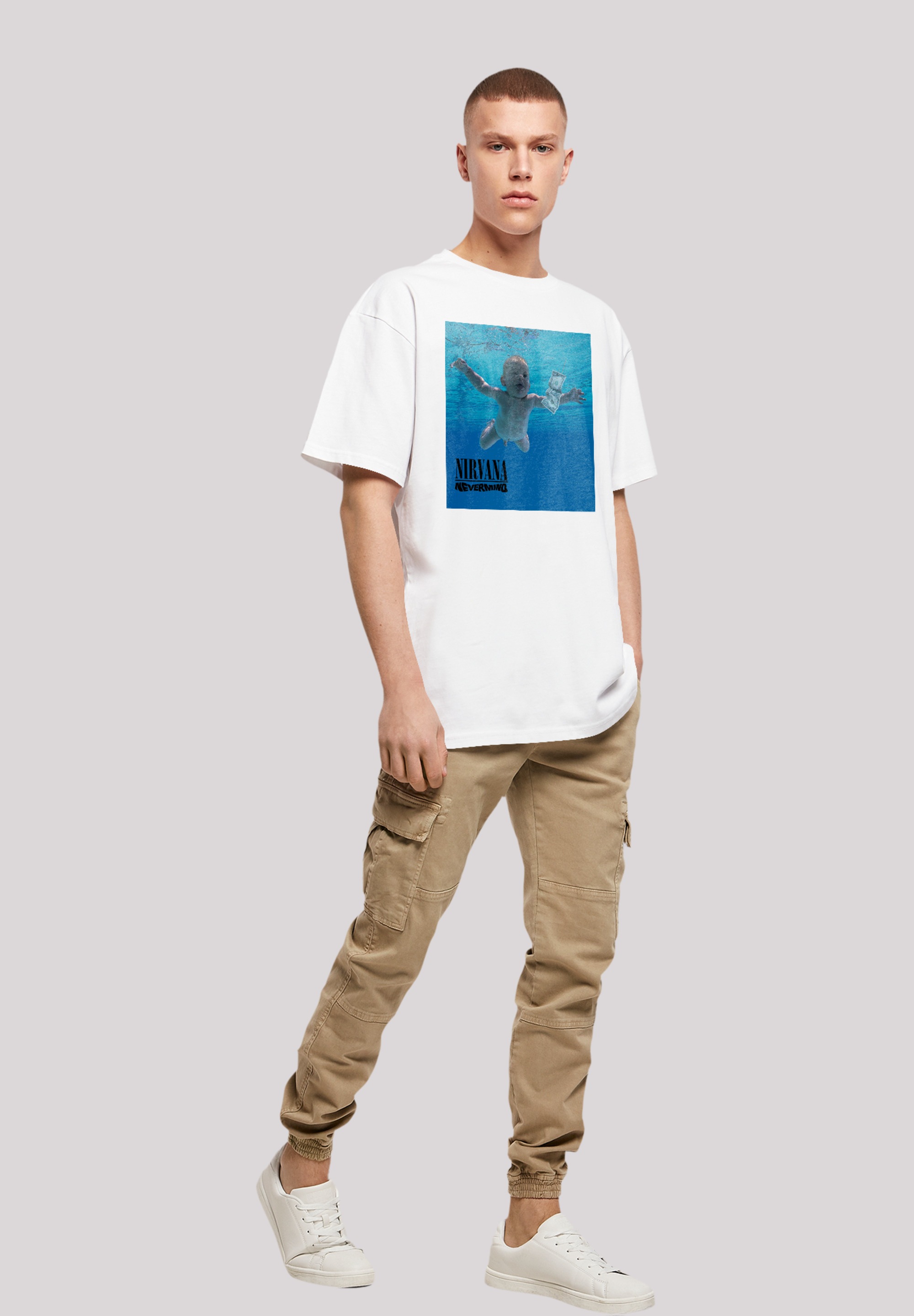 F4NT4STIC T-Shirt »Nirvana Rock Band Nevermind Album«, Premium Qualität