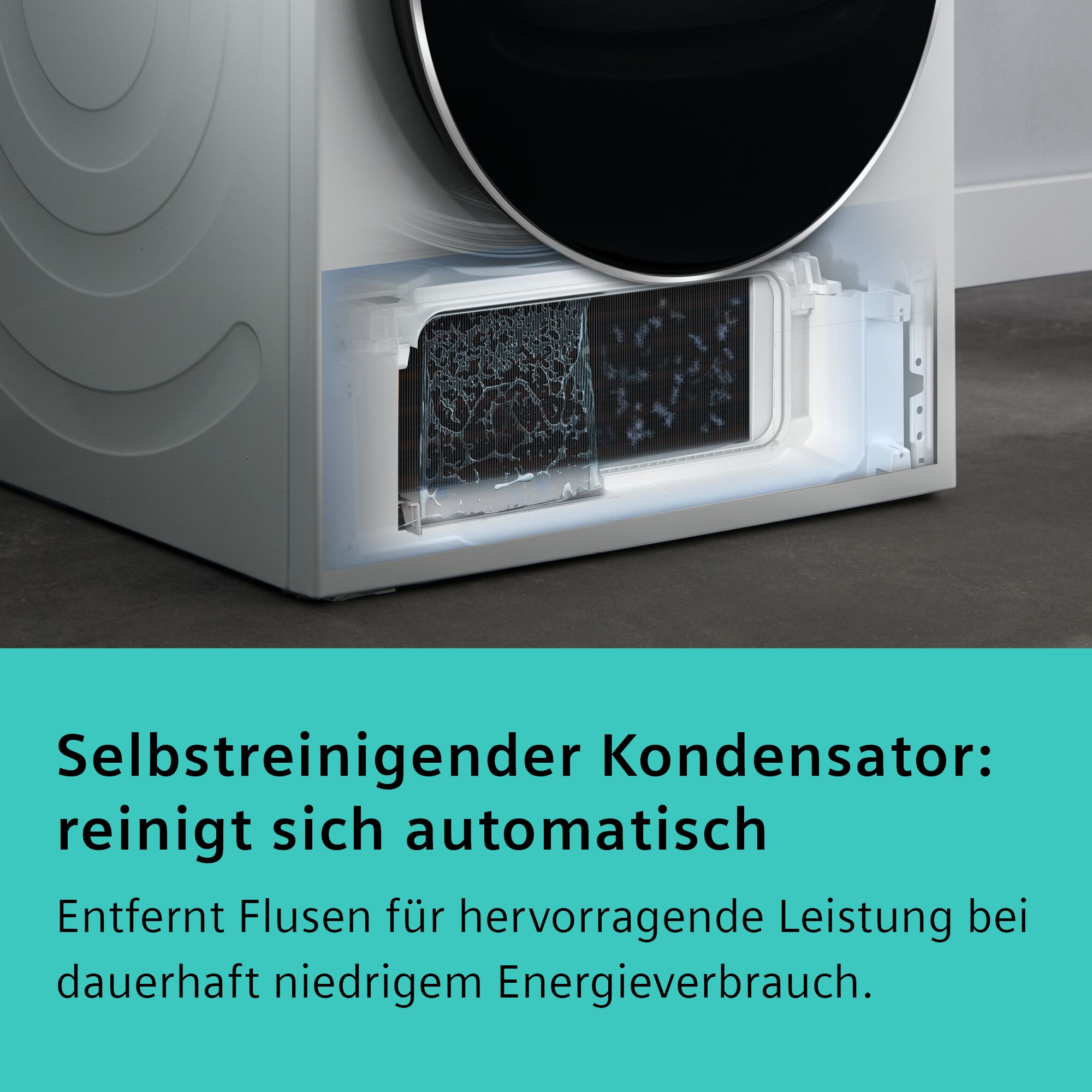 Siemens WR47B2C40 iQ700 Wärmepumpentrockner 9kg EEK A