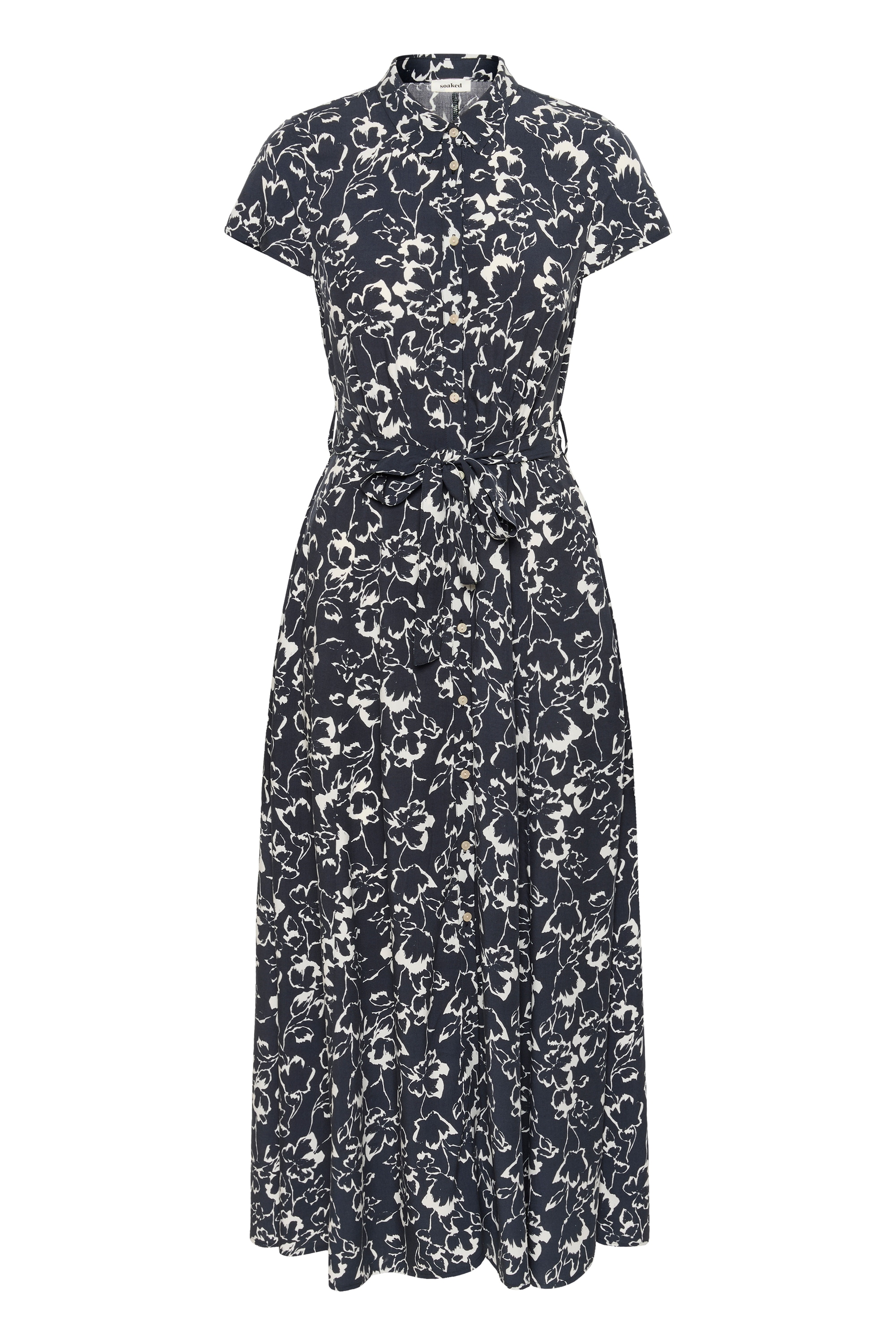 SOAKED IN LUXURY Midikleid "Damen Kleid SLArjana"