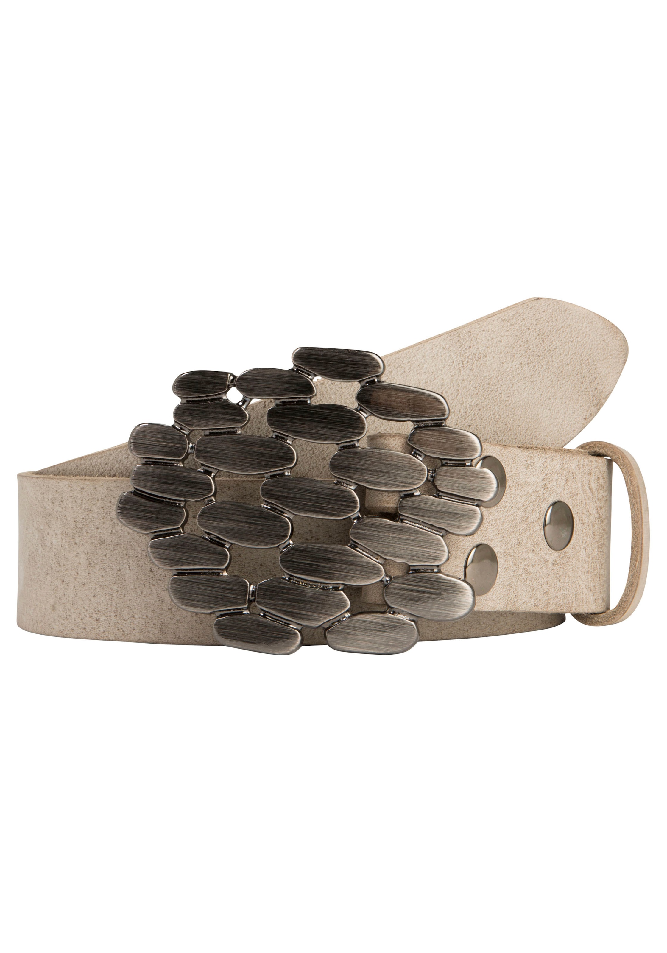 Rettungsring Gürtel Ledergürtel mit austauschbarer Schließe "Steine" günstig online kaufen