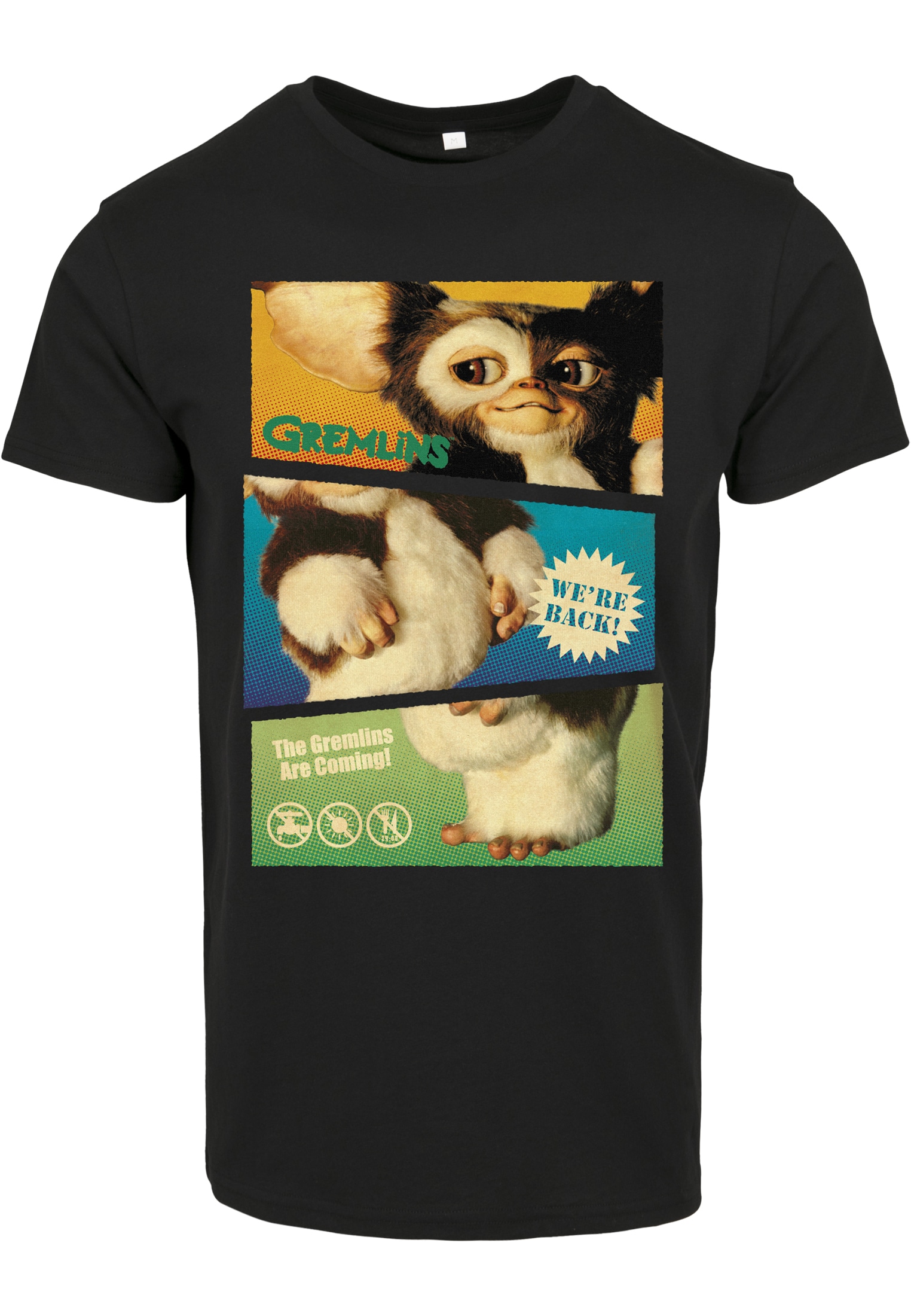 Merchcode Kurzarmshirt "Merchcode Herren Gremlins Split Poster Tee" günstig online kaufen