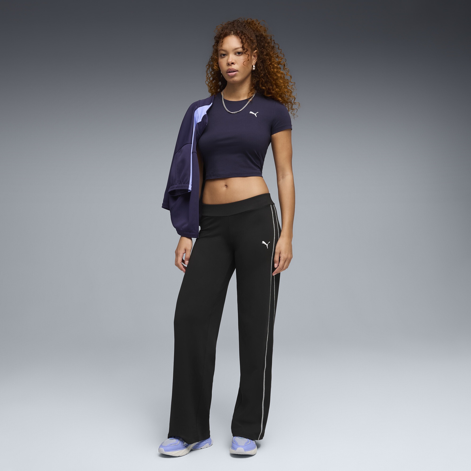 PUMA T-Shirt »WARDROBE ESS Kurzes figurbetontes T-Shirt Damen«