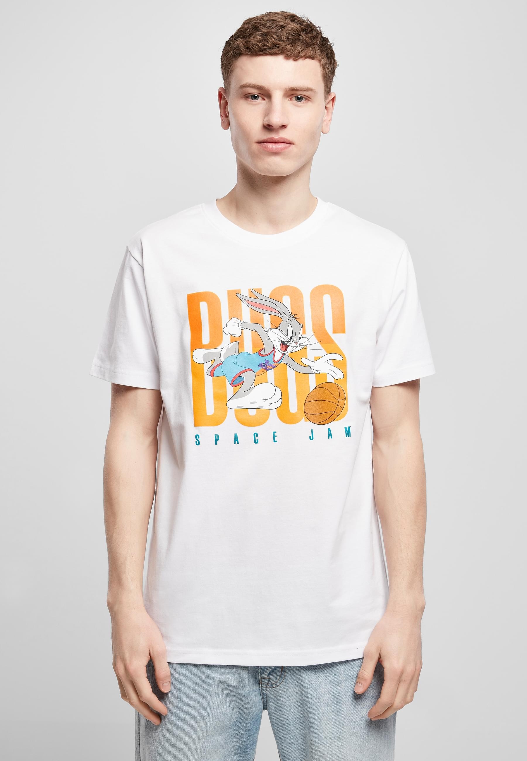 MisterTee Kurzarmshirt »MisterTee Herren Space Jam Big Bugs Playing Tee«, (1 tlg.)