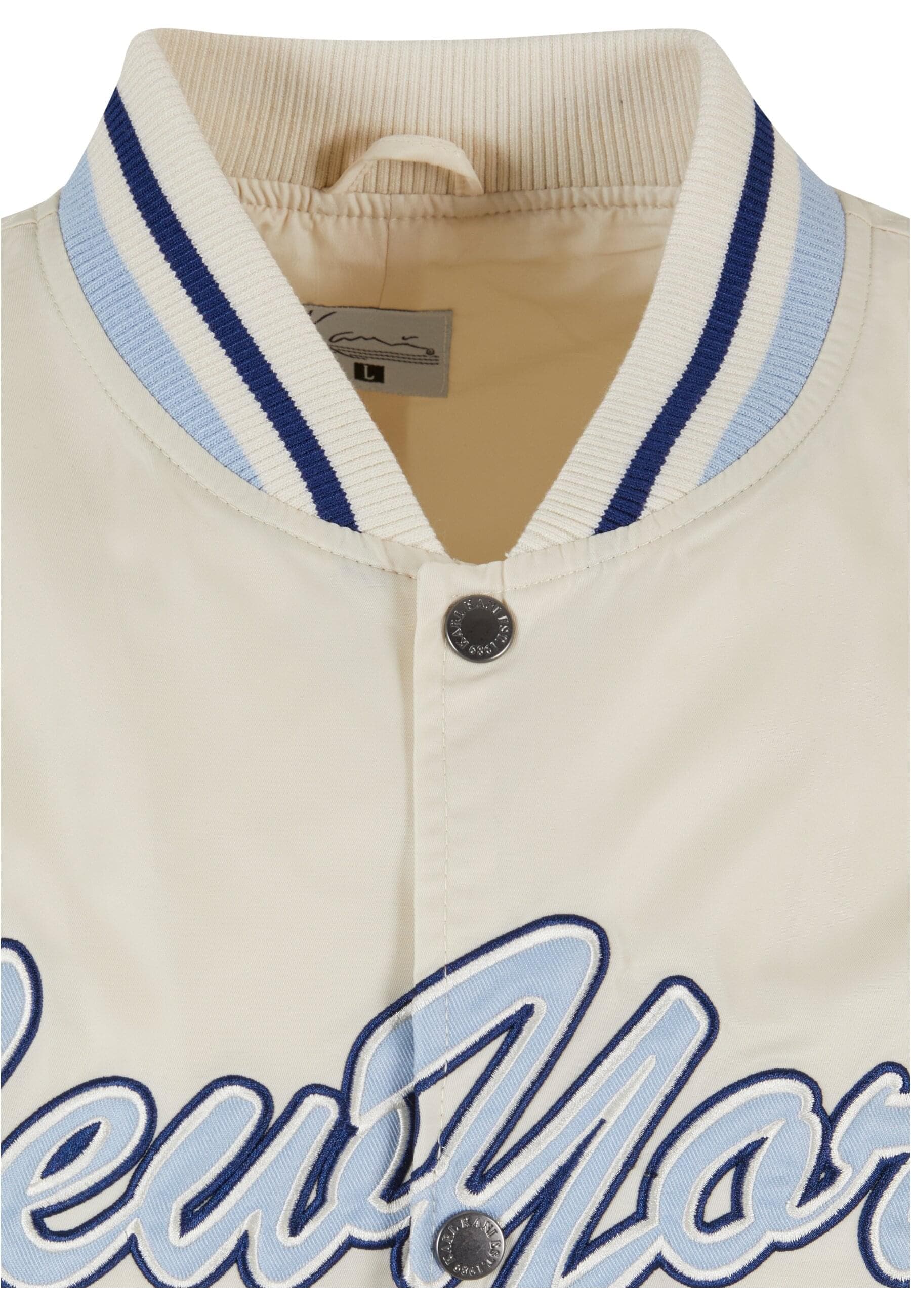 Karl Kani Allwetterjacke »Karl Kani Herren KU242-011-1 Varsity Bowling Jacket«, (1 St.), ohne Kapuze