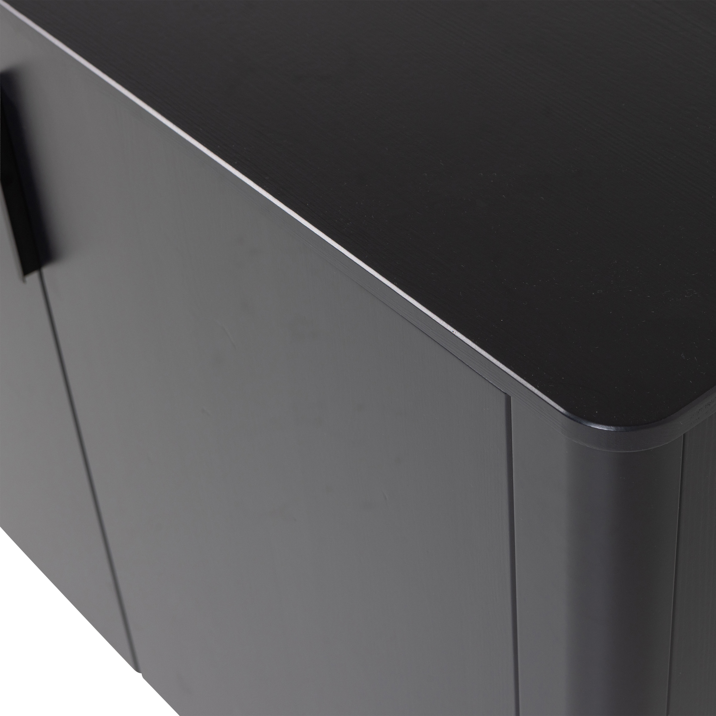 WOOOD Sideboard »Gunnar mit FSC®-Mix Massivkiefer subtile Griffmulden 201 x 44 x 85 cm« Tragkraft 20 kg pro Einlegeboden, einfach zu montieren, mit Schutzlack