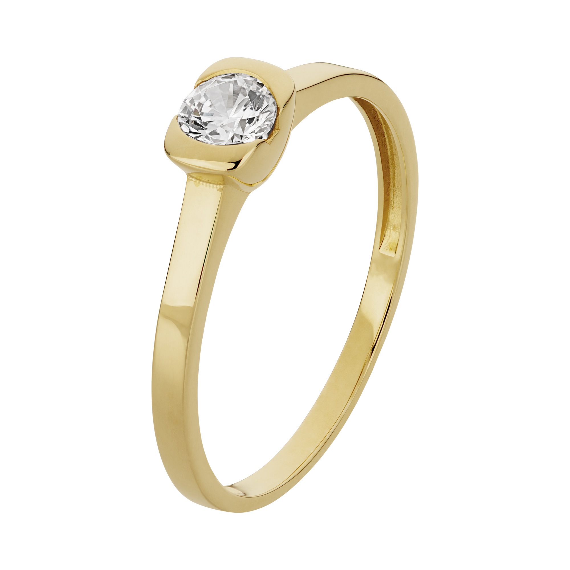 Orolino Fingerring »333/- Gelbgold glanz synth. Zirkonia«
