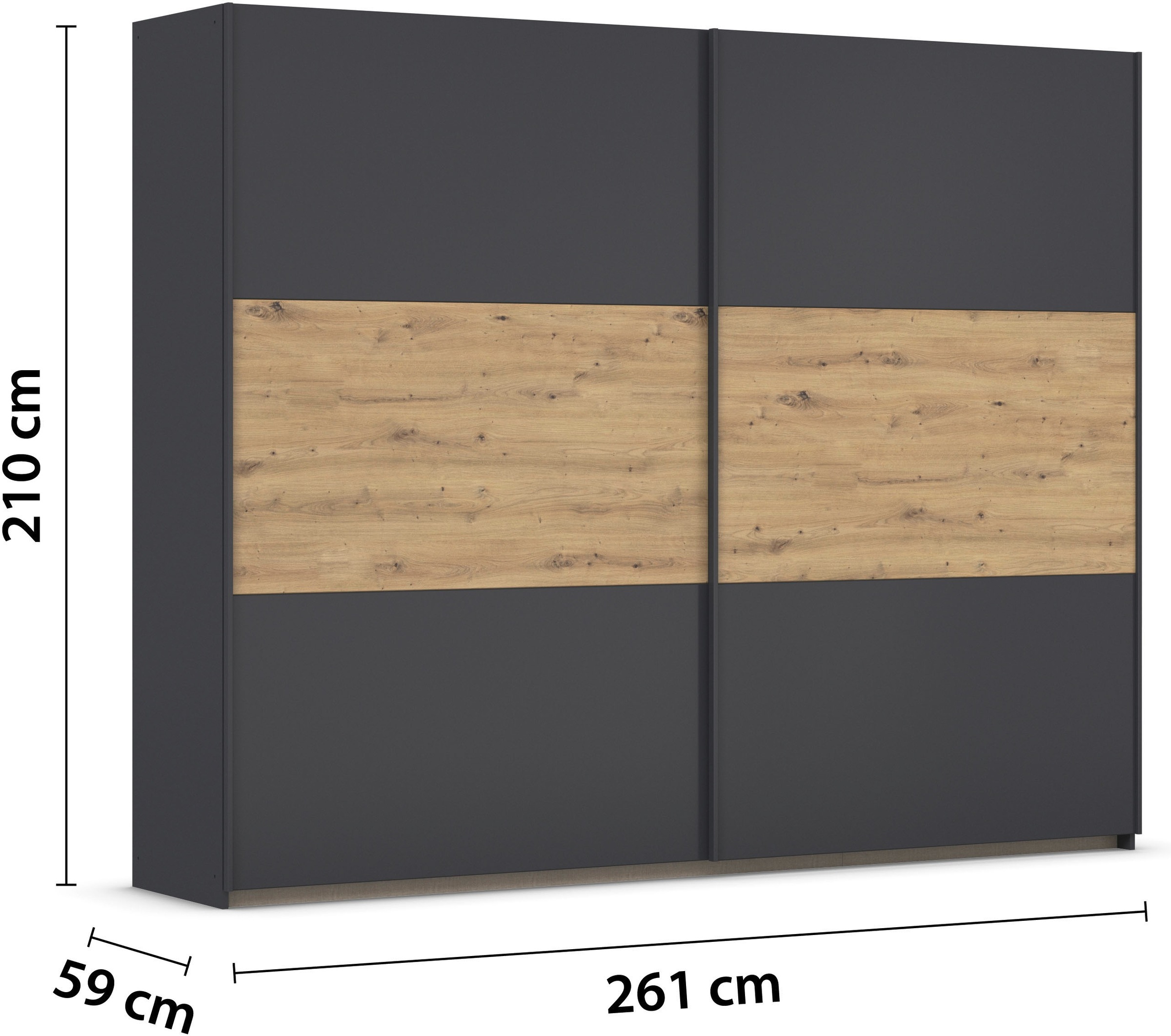 rauch Schwebetürenschrank »Kleiderschrank Schrank Garderobe Garderobenschrank Wäscheschrank NEO«, (in 3 verschiedenen Ausstattungen BASIC/CLASSIC/PREMIUM), mit großzügigem Stauraum und vielfältigen Farbkombinationen