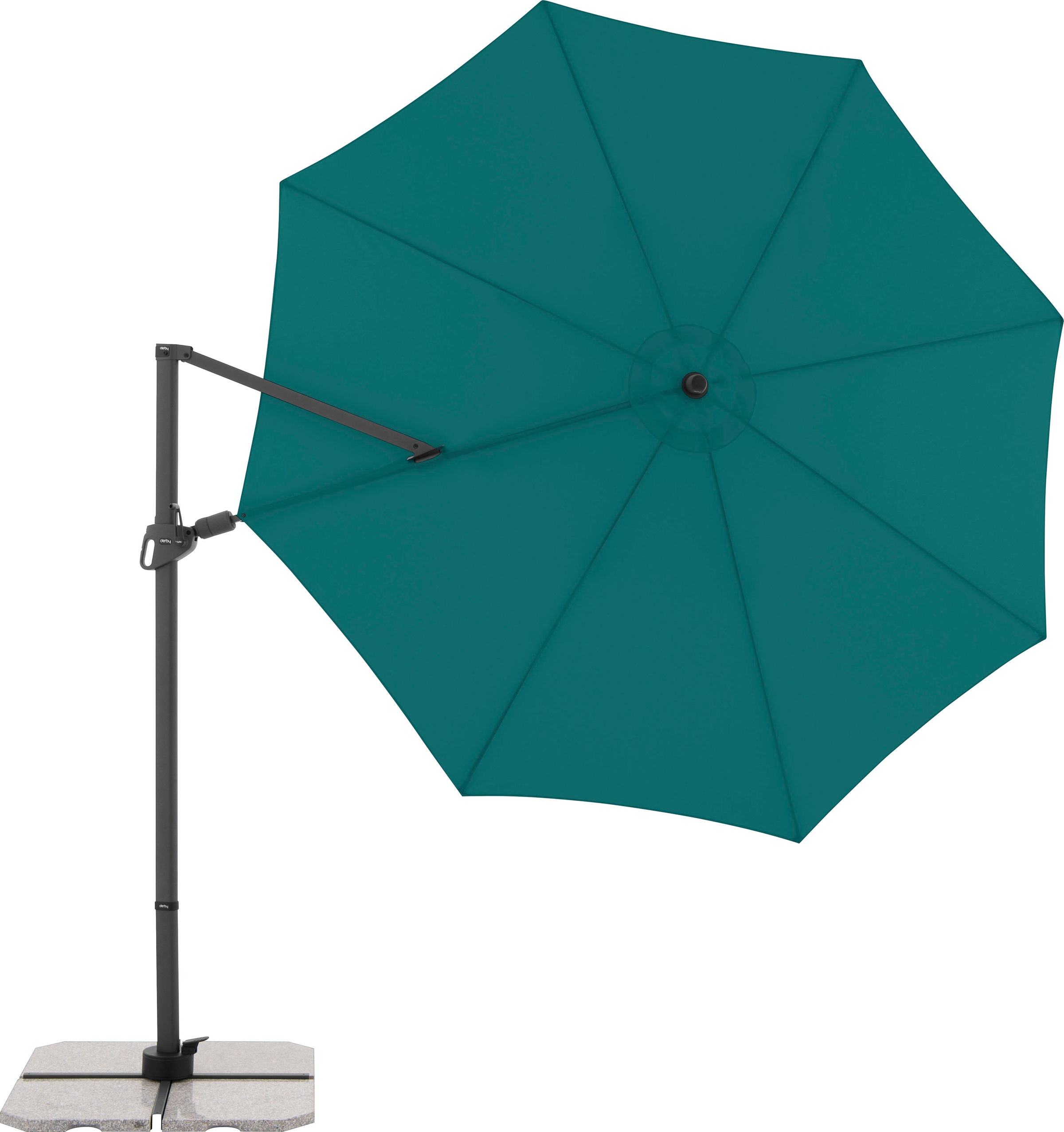 doppler® Sonnenschirm »Derby«, (Derby), Rahmenständer