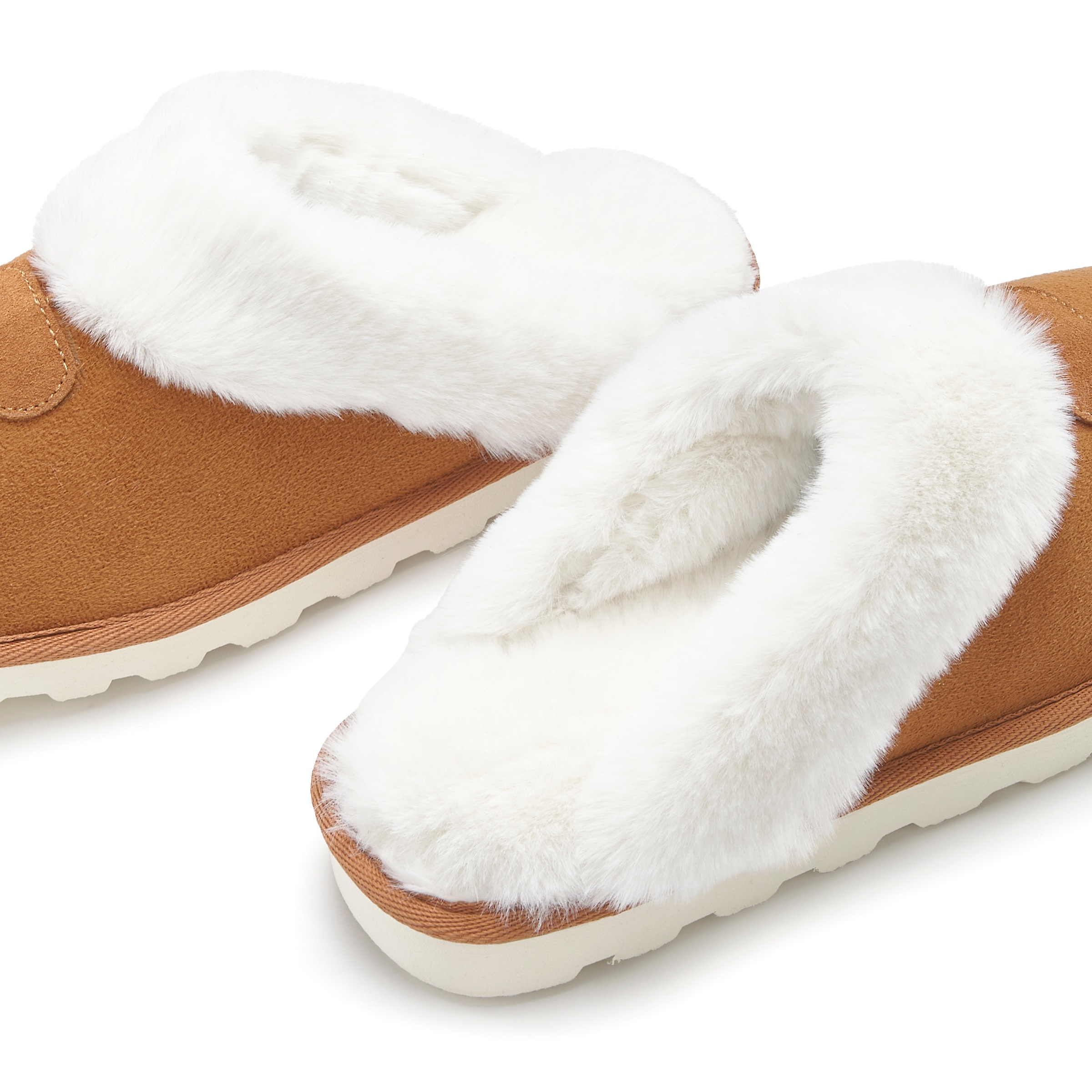 Vivance Dreams Hausschuh "Plüsch Hausschuhe, Pantolette, Pantoffeln, Clogs, günstig online kaufen