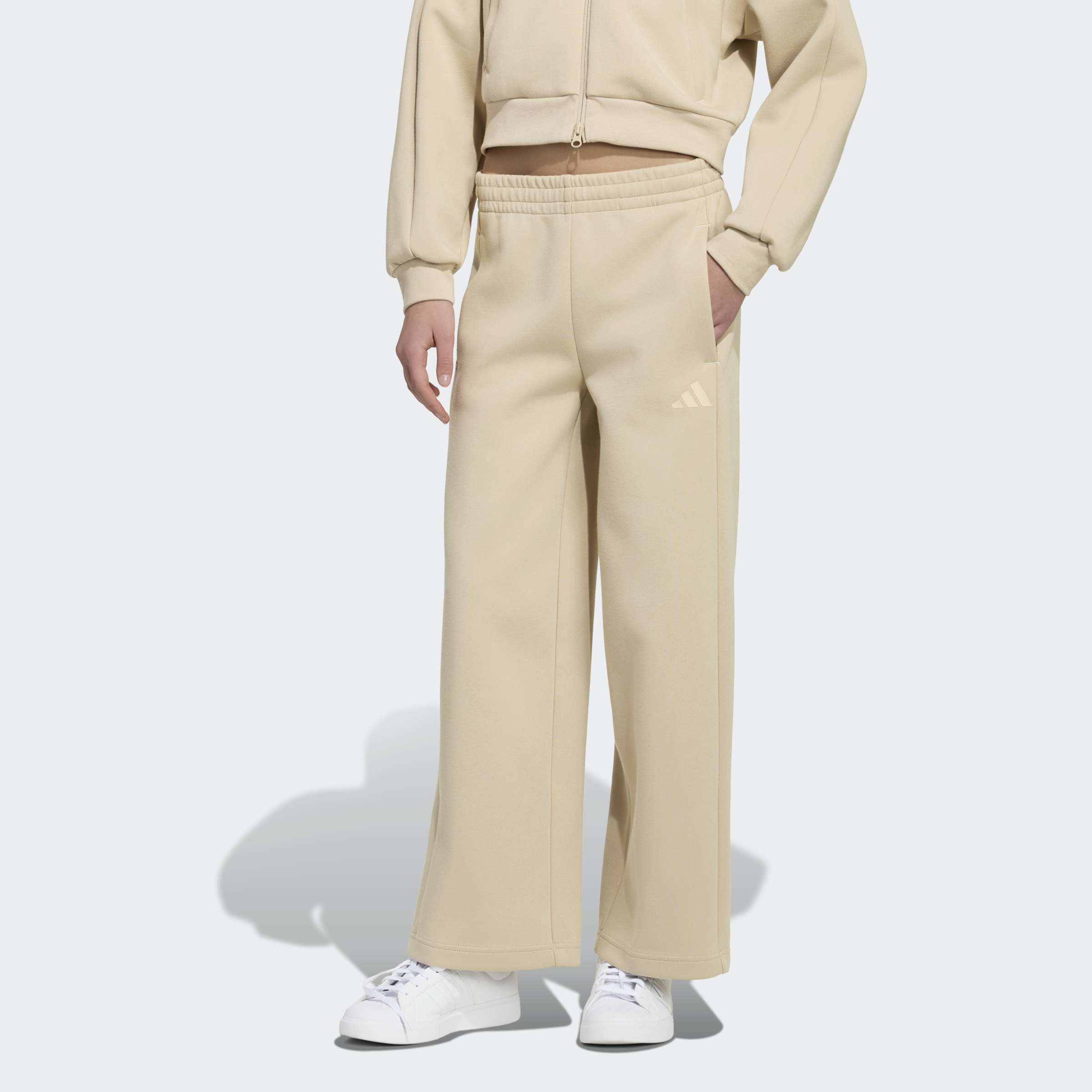 adidas Sportswear "JG FI WIDE PT" für Kinder, aus Polyester und Baumwolle