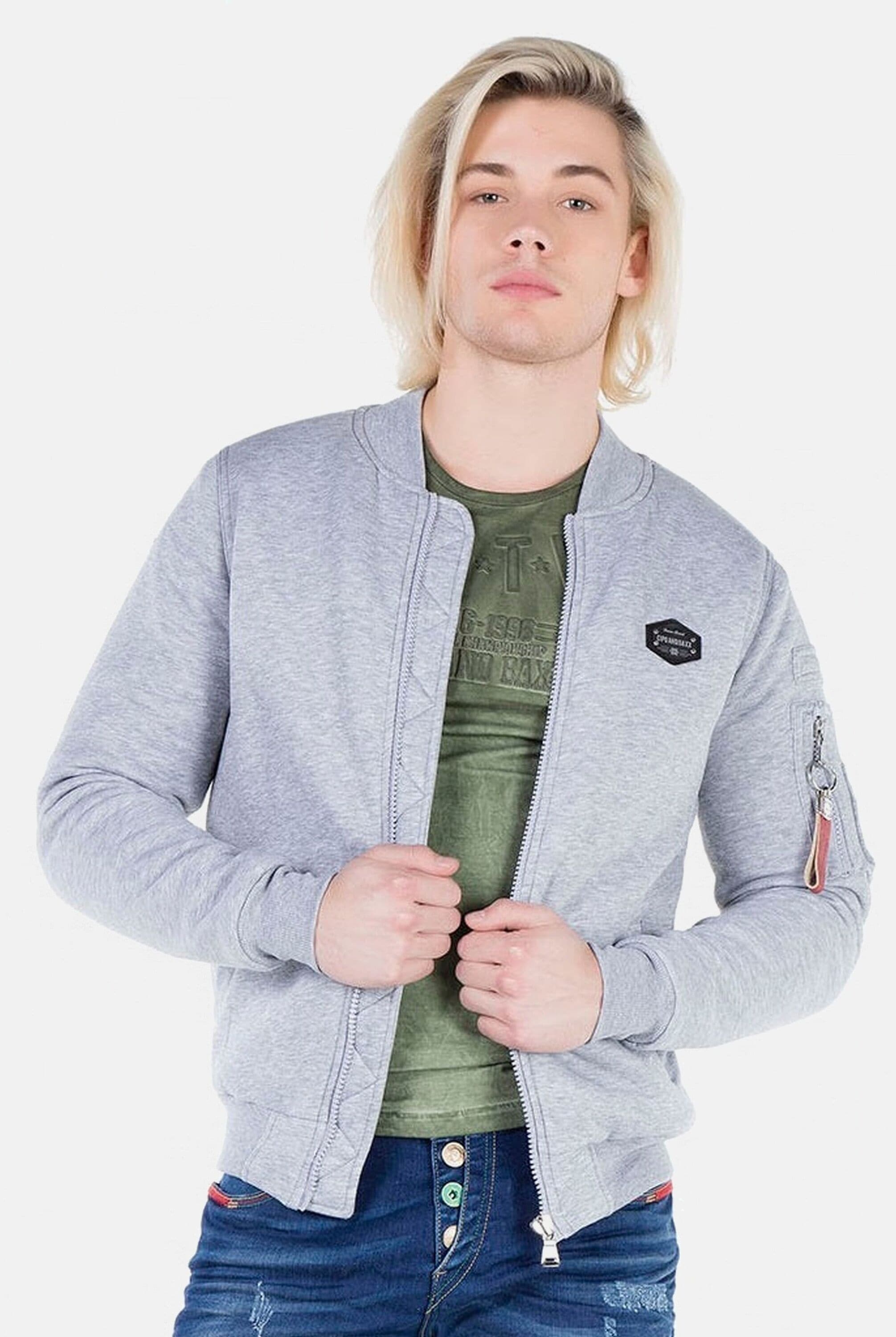 Cipo & Baxx Bomberjacke »Jacken«, ohne Kapuze, mit Brust Logo, CJ-151