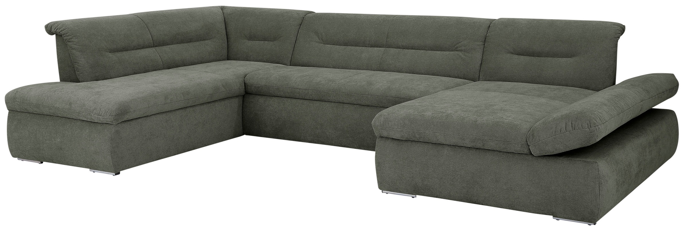 INOSIGN Wohnlandschaft »Avesa U-Form«, Wahlweise mit Armteilverstellung und Bettfunktion, B/T/H: 355/216/80cm