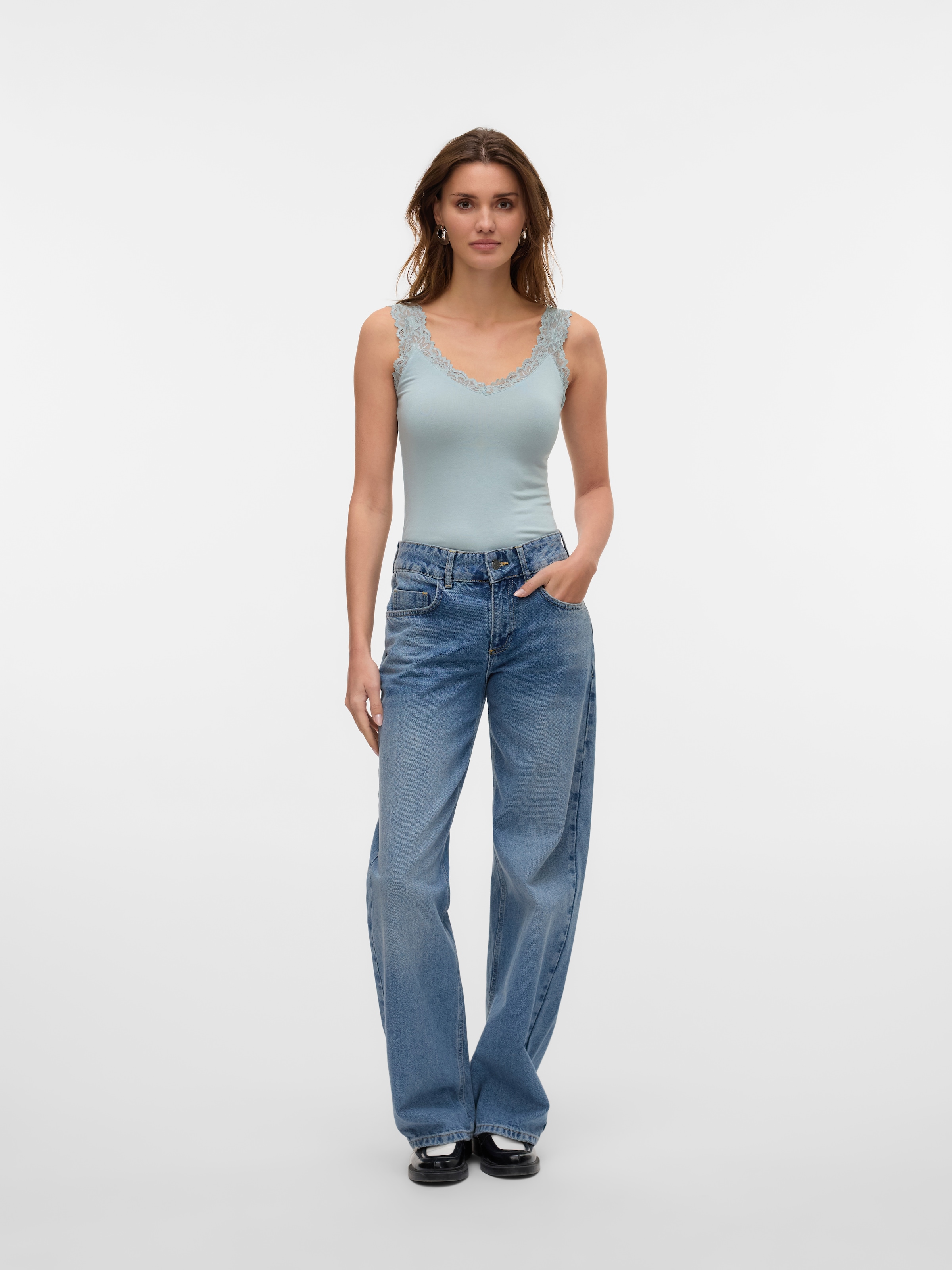 Vero Moda Spitzentop »VMROSA SL TOP JRS NOOS«