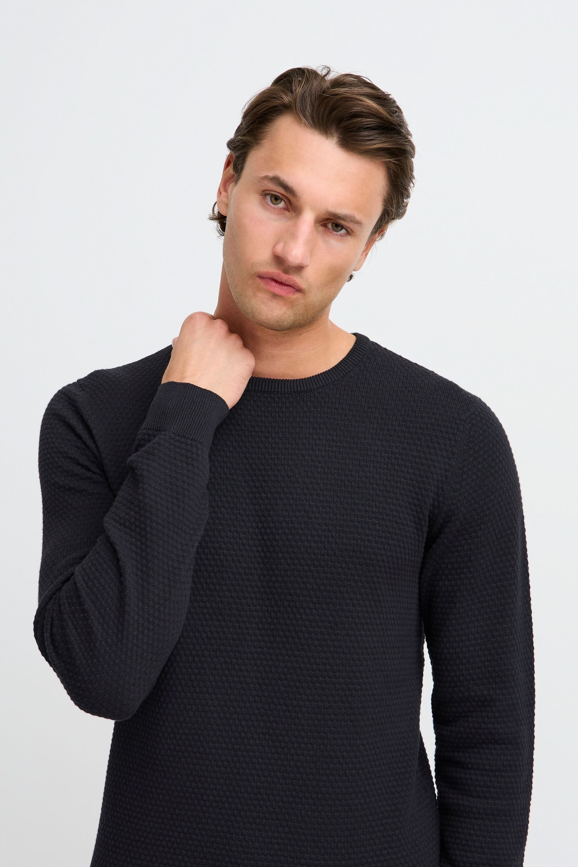 Blend Strickfleece-Pullover »Strickpullover BHREDHILL CREW NECK KNIT NOOS«