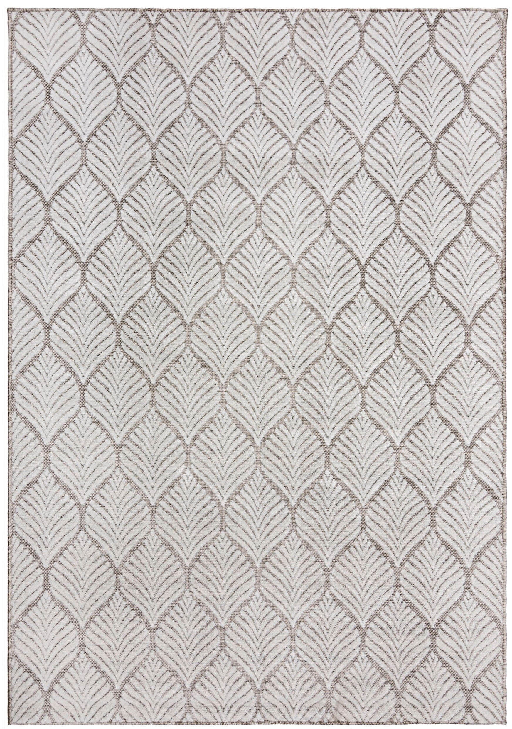FLAIR RUGS Teppich "Elm Leaf" rechteckig 4 mm Höhe In & Outdoor geeignet, H günstig online kaufen