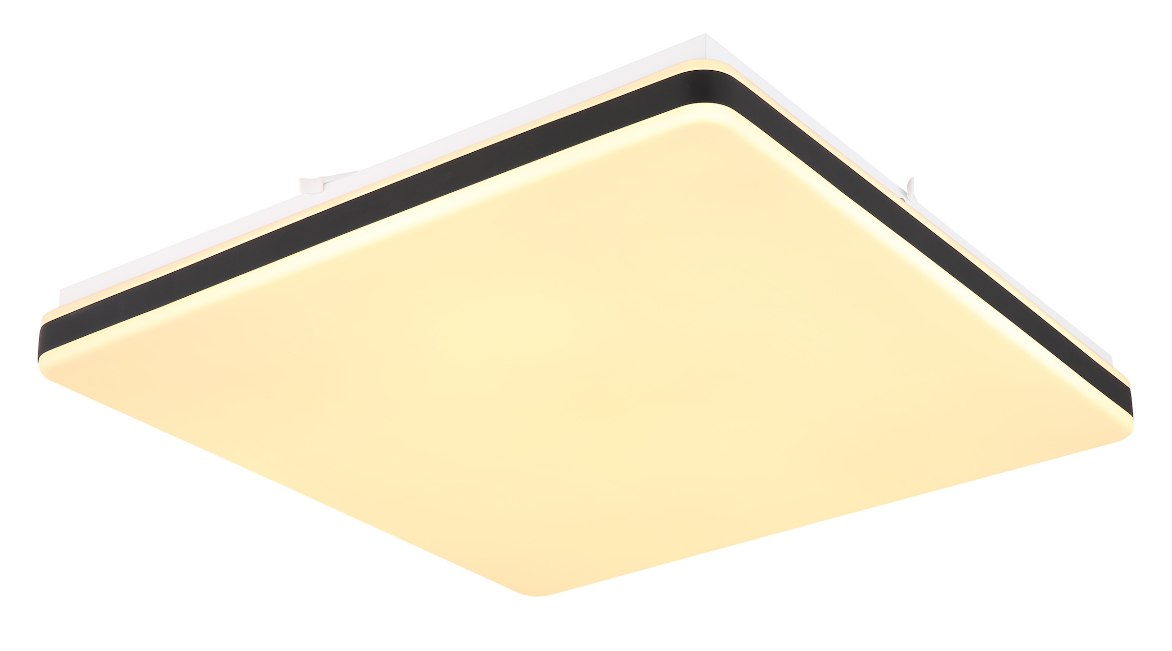 GLOBO LIGHTING LED Deckenleuchte »ULLY«, Leuchtmittel LED-Modul | LED fest integriert, Deckenlampe/quadratisch/Wohnzimmer/Schlafzimmer/CCT 2700-6500K