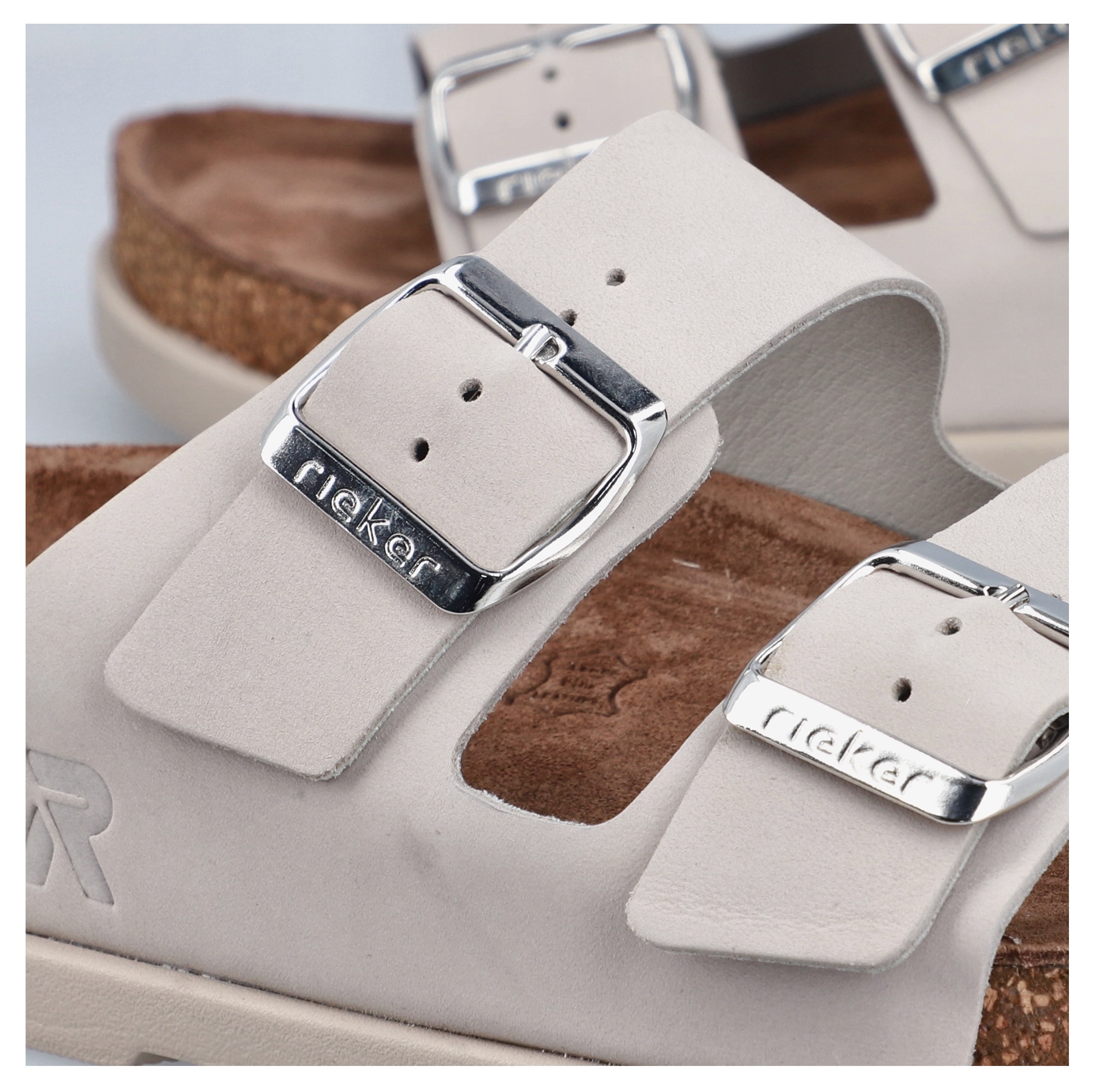 Rieker Pantolette Hausschuh, Sommerschuh, Strandschuh, Zweischnaller mit So günstig online kaufen