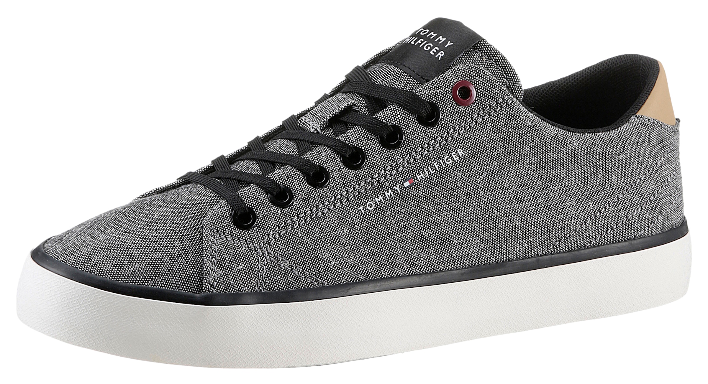 Tommy Hilfiger Sneaker "TH HI VULC LOW CHAMBRAY", mit Logoschriftzug, Freiz günstig online kaufen