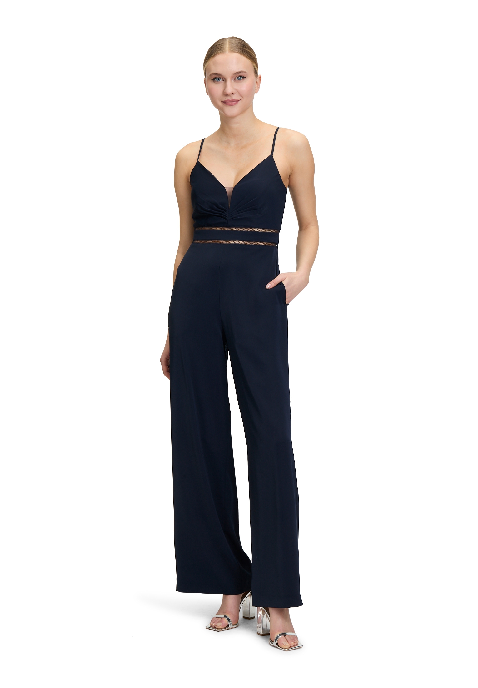 Vera Mont Overall "Vera Mont Damen Jumpsuit mit Cut-Outs", (1 tlg.), Aufges günstig online kaufen