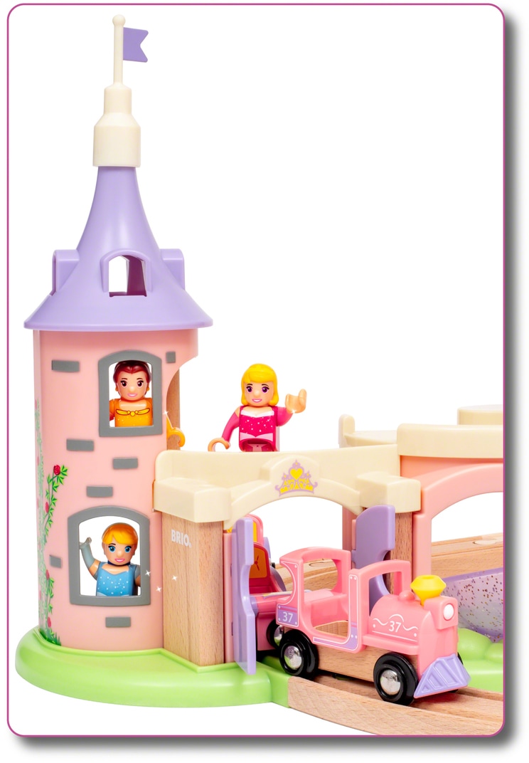 BRIO® Spielzeug-Eisenbahn »Disney Princess Traumschloss Set«, FSC® - schützt Wald - weltweit