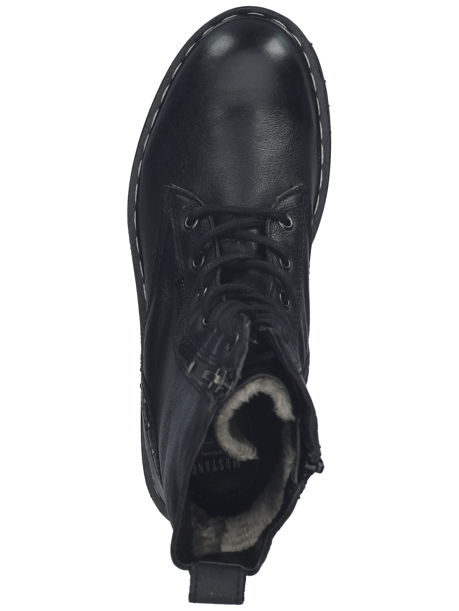Mustang Shoes Schnürstiefelette »Mustang Shoes Stiefelette Leder«