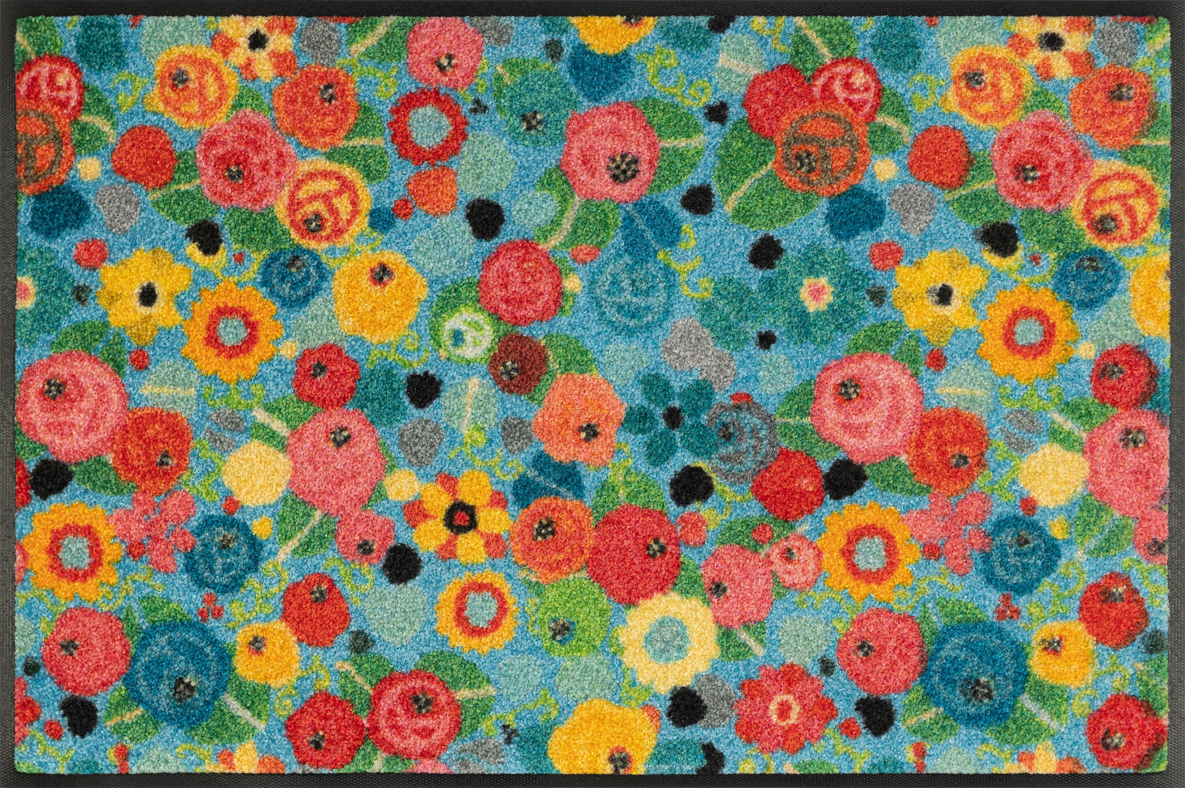 wash+dry by Kleen-Tex Fußmatte »Flower Power«, rechteckig, 7 mm Höhe