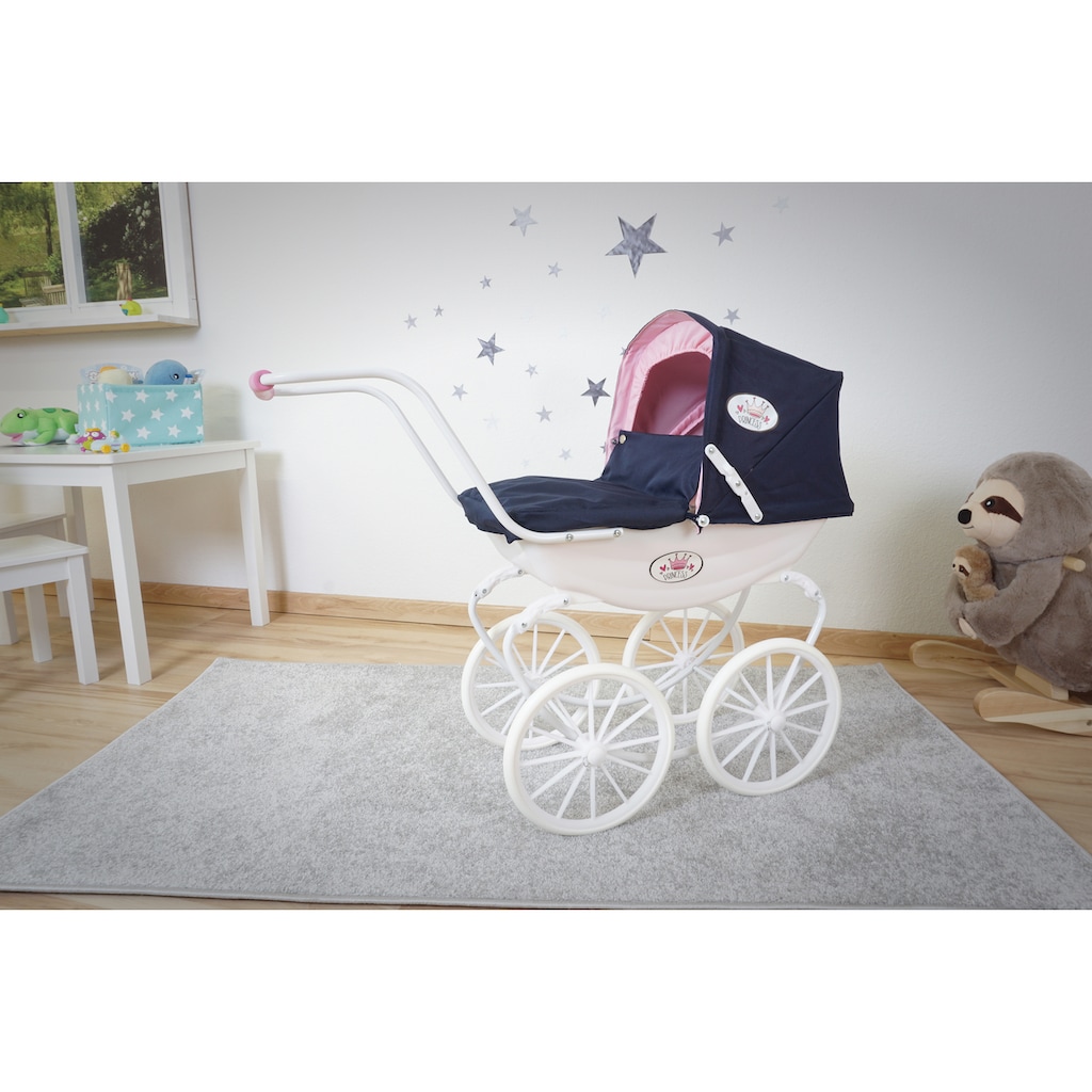 Knorrtoys® Puppenwagen »Classic - Princess Navy Blue Rose«