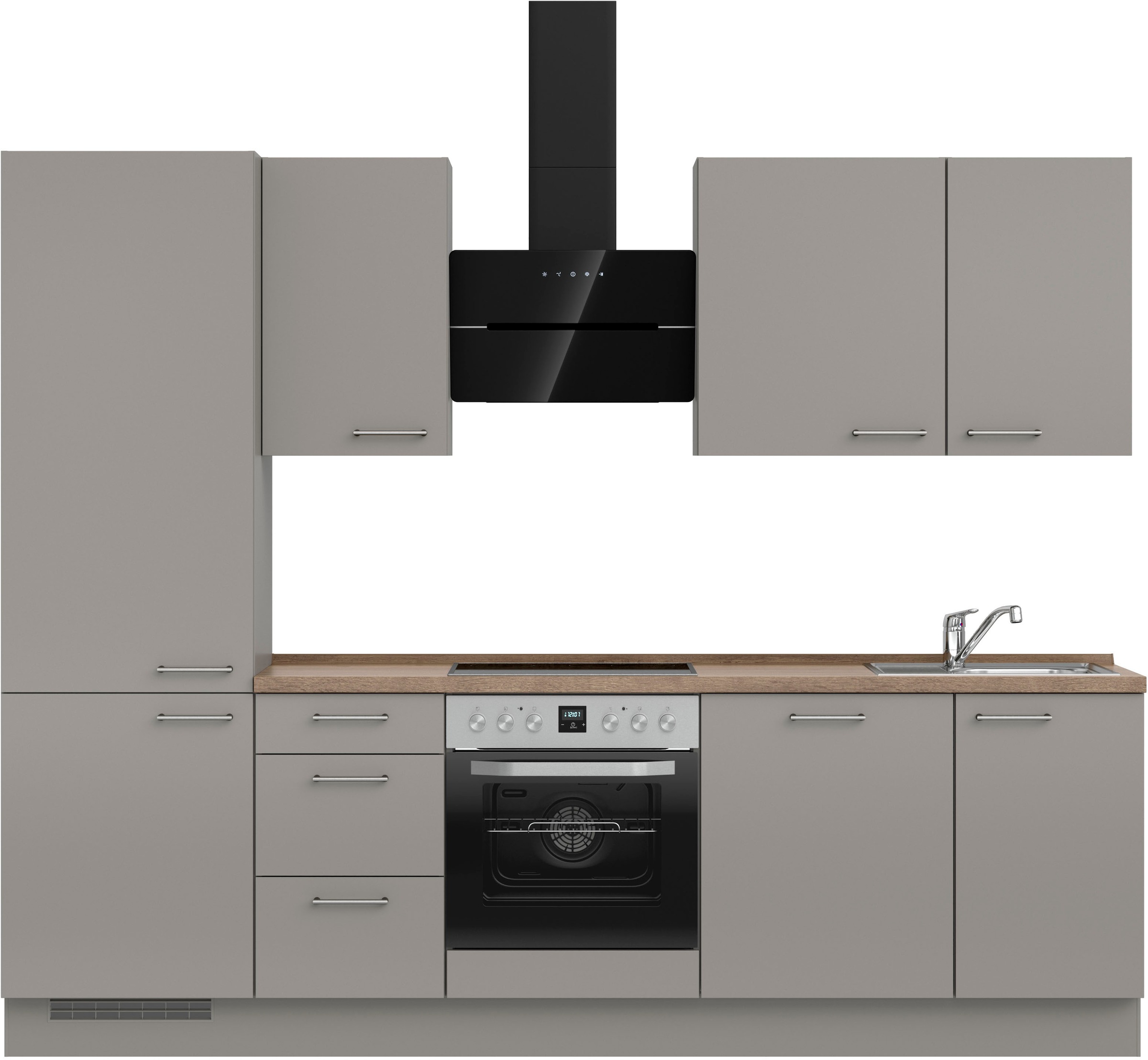 nobilia Küchenzeile ""Laser II", Ausrichtung wählbar, Breite 270 cm" vormon günstig online kaufen