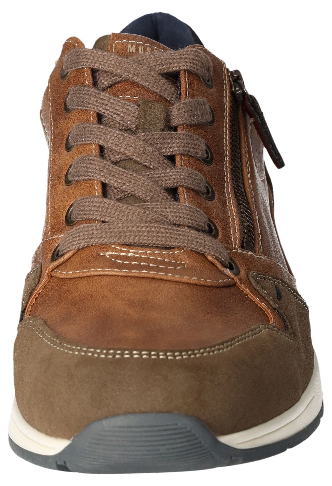 Mustang Shoes Sneaker, Freizeitschuh, Schnürschuh mit Außenreißverschluss