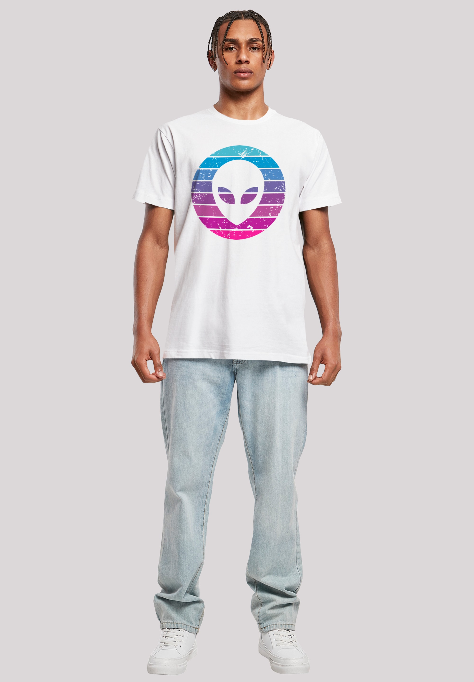 F4NT4STIC T-Shirt »Alien Kopf«, Premium Qualität
