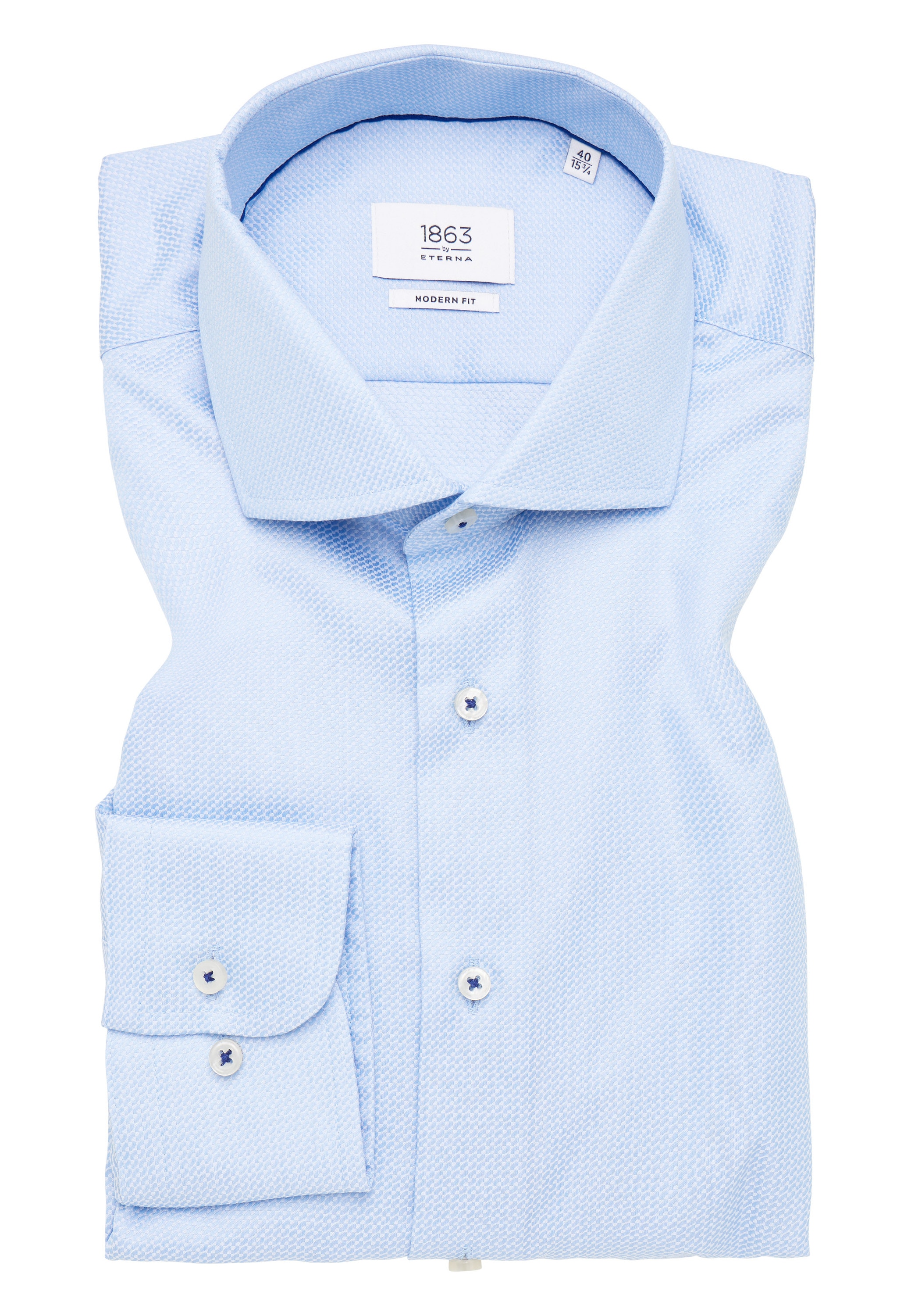 Eterna Langarmhemd »MODERN FIT«, NON IRON (bügelfrei)