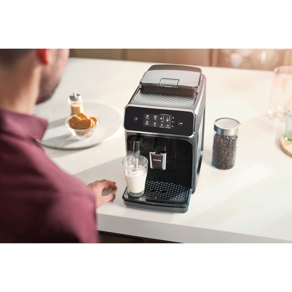 Philips Kaffeevollautomat »2200 Serie EP2220/40 Pannarello«, 2 Kaffeespezialitäten, individuell anpassbarer Aromastärke