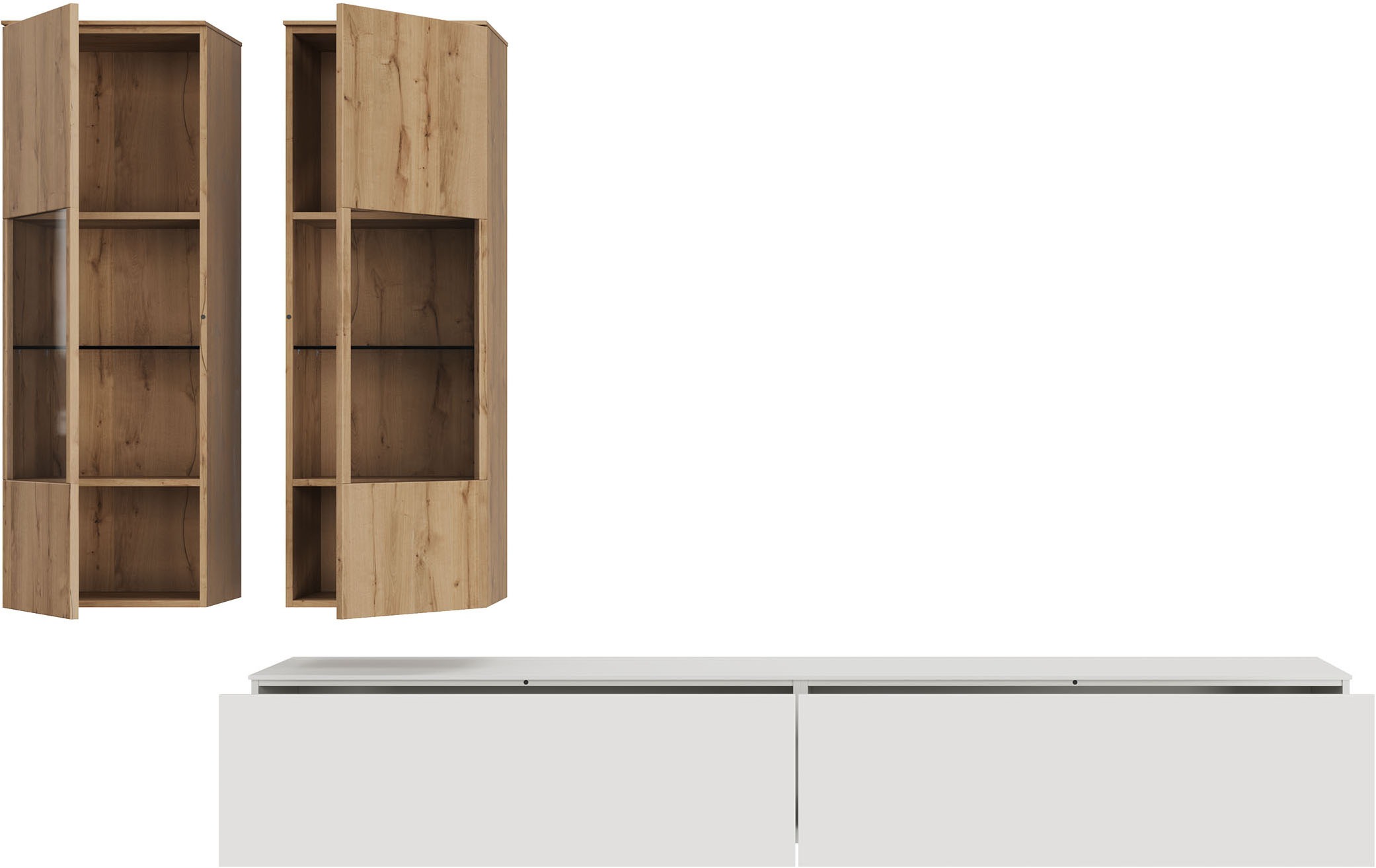 nobilia® Wohnzimmer-Set »Avala, variabel montierbar«