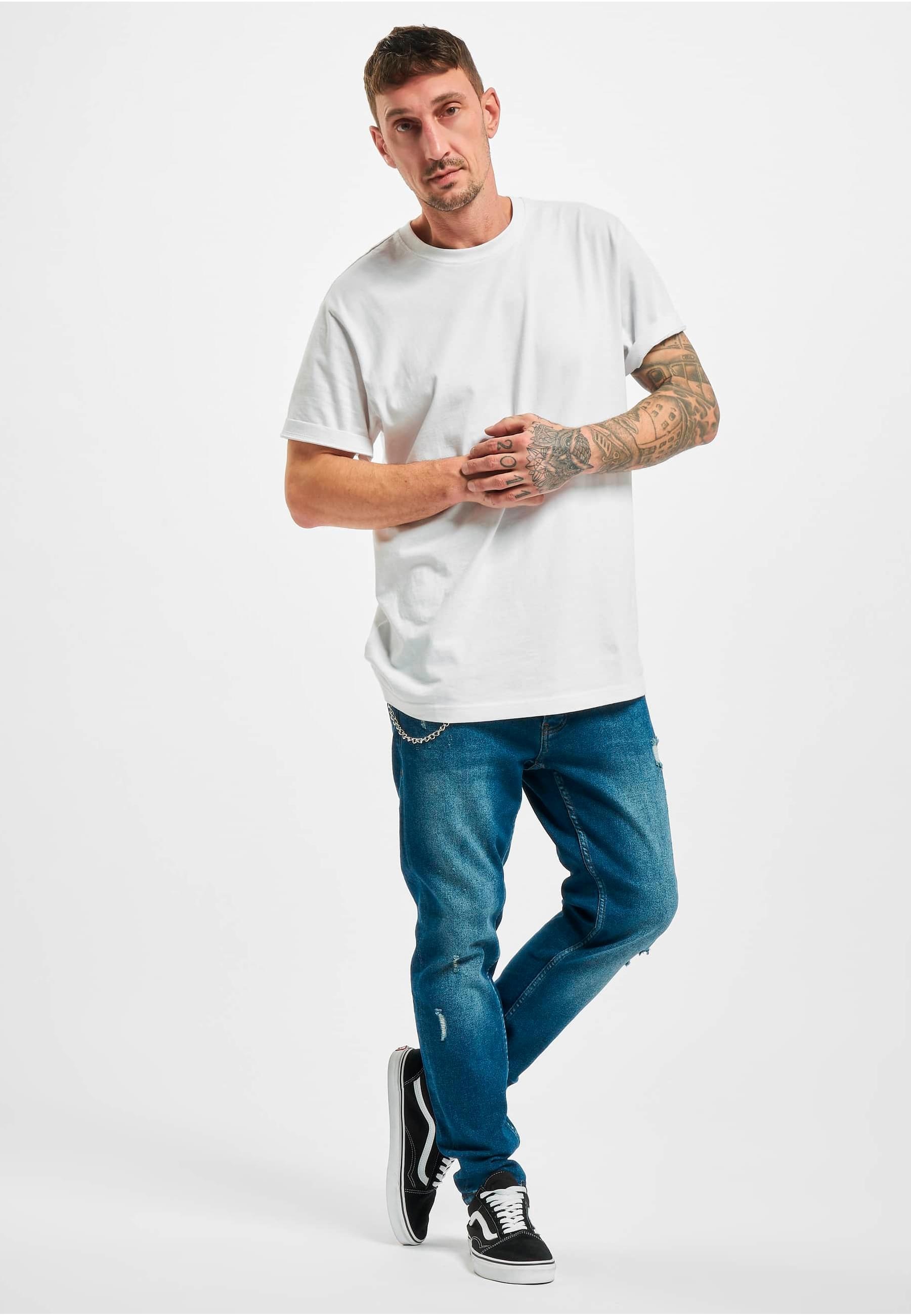 2Y Studios Bequeme Jeans »2Y Studios Herren 2Y Destroyed Tapered Denim«, (1 tlg.)