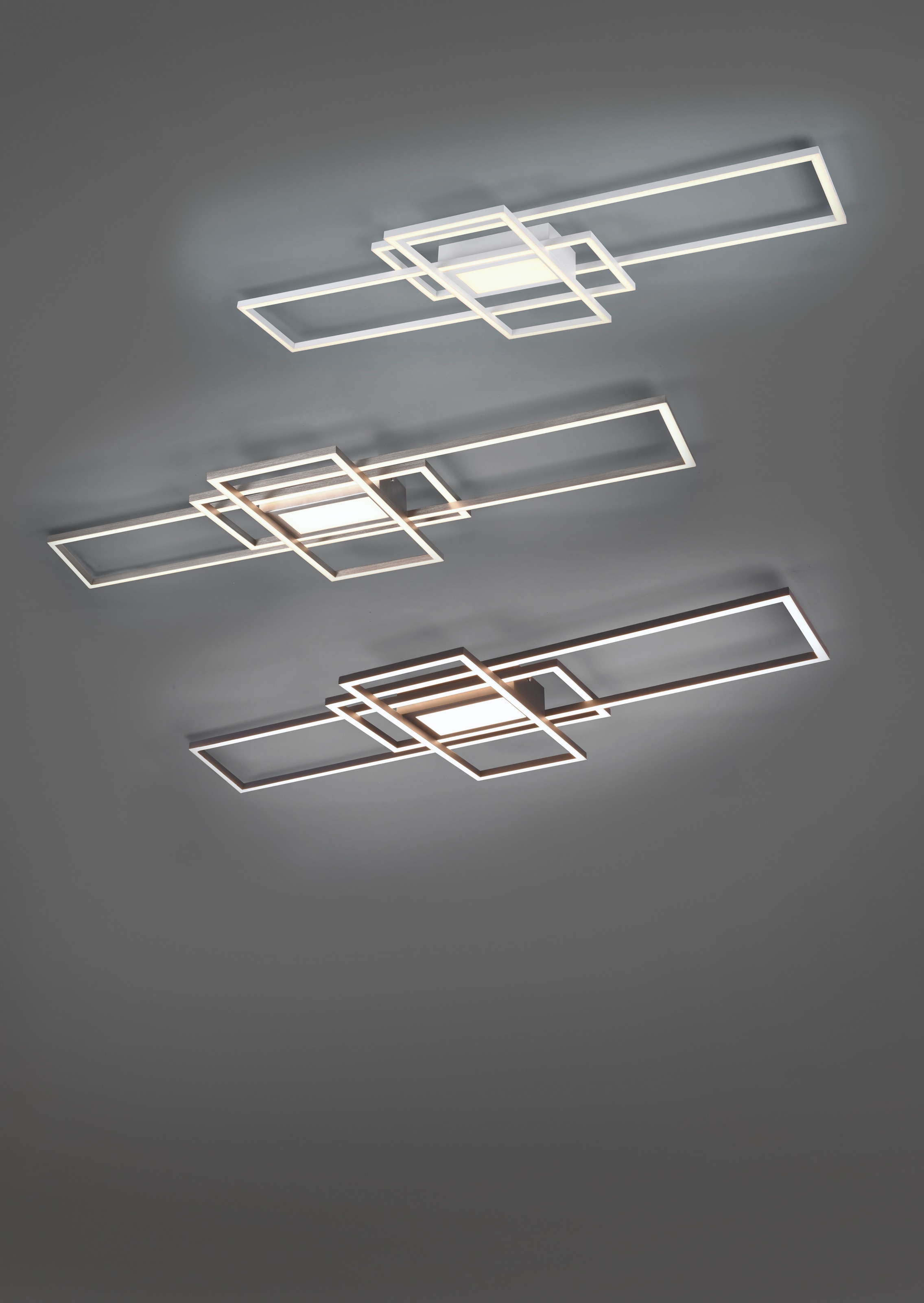 TRIO Leuchten LED Deckenleuchte »MILA«, Deckenlampe inkl. Fernbedienung, dimmbar, 3000 - 6500K, 105xx42x6,5 cm