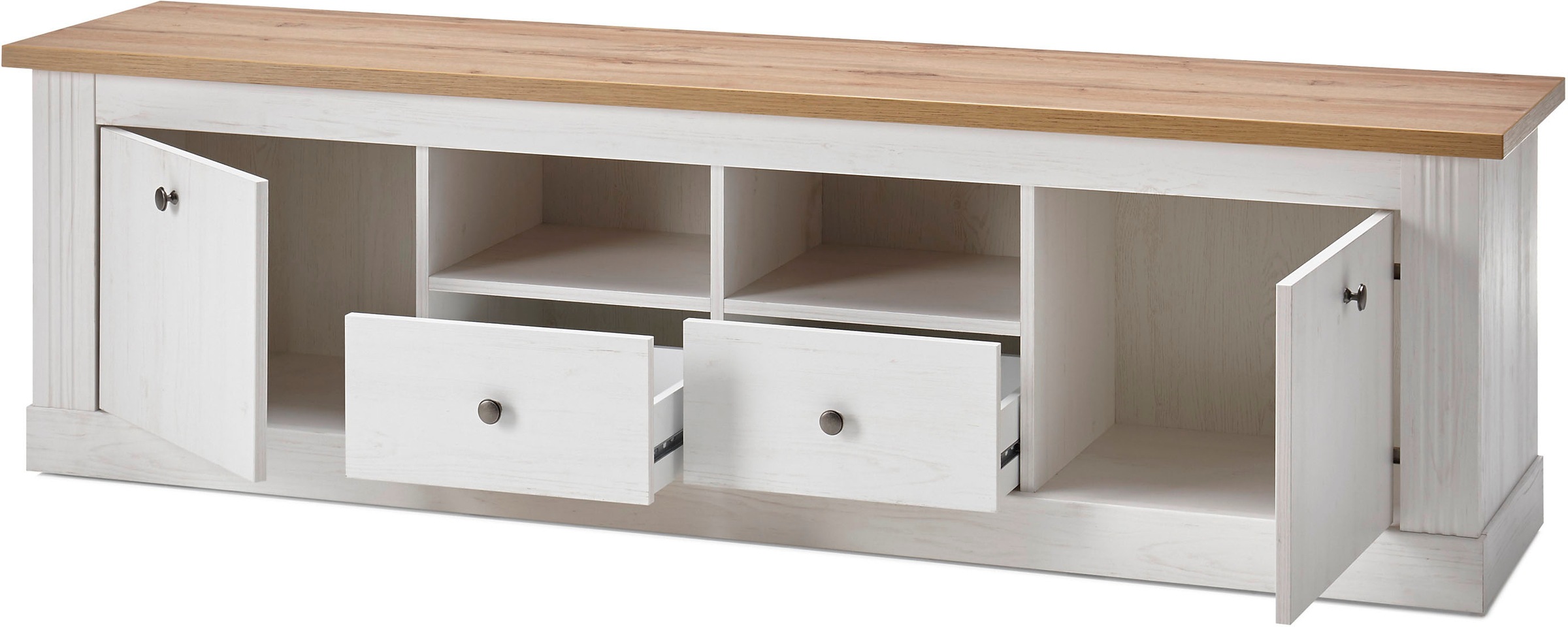 Home affaire Wohnwand "Westminster BESTSELLER" Set, Vitrine, Lowboard, Stan günstig online kaufen