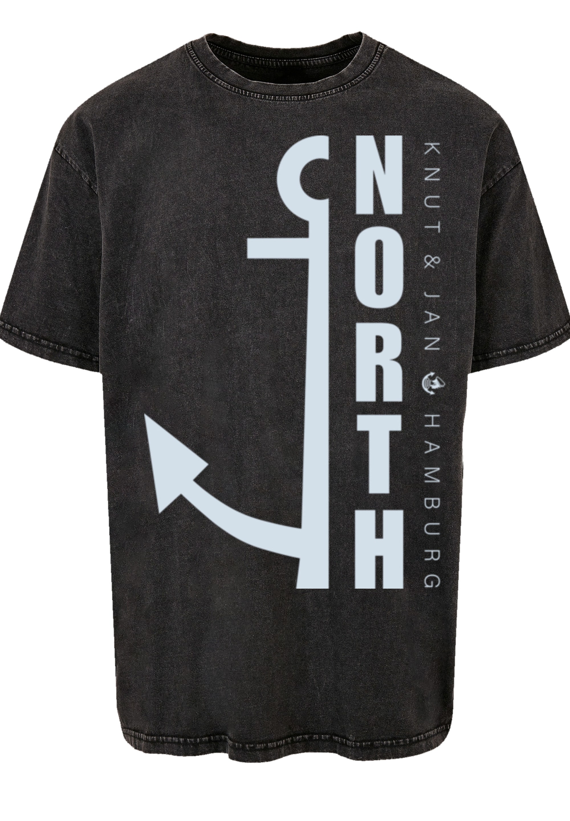 F4NT4STIC T-Shirt »North Anker Blau«, Print BAUR ▷ bestellen & Jan | Hamburg Knut