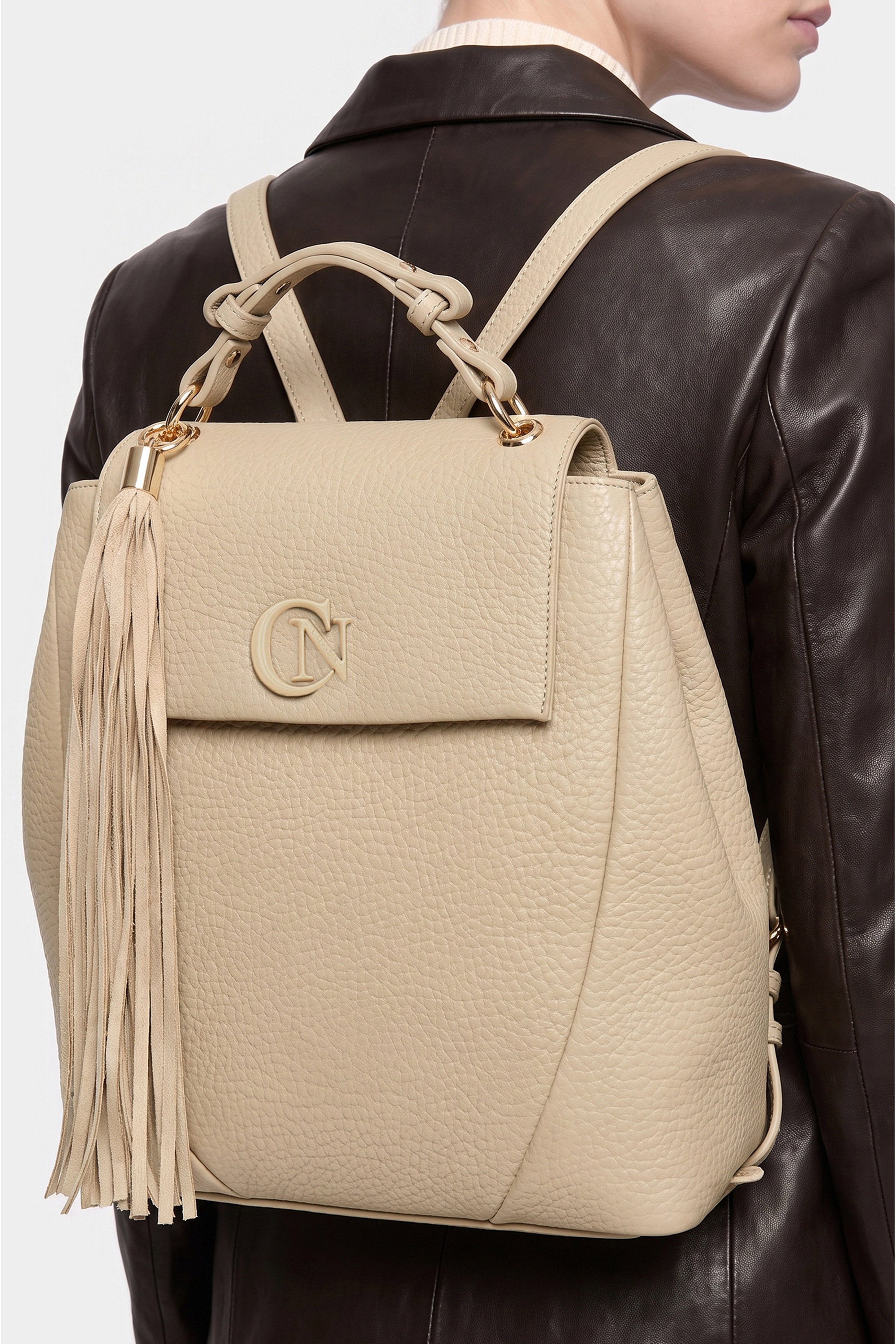 CAFèNoir Tagesrucksack »BACKPACK WITH FLAP C3BC1102 Damen« Rucksack Damen, Tagesrucksack, Fashion, Lifestyle, Freizeit, Sale